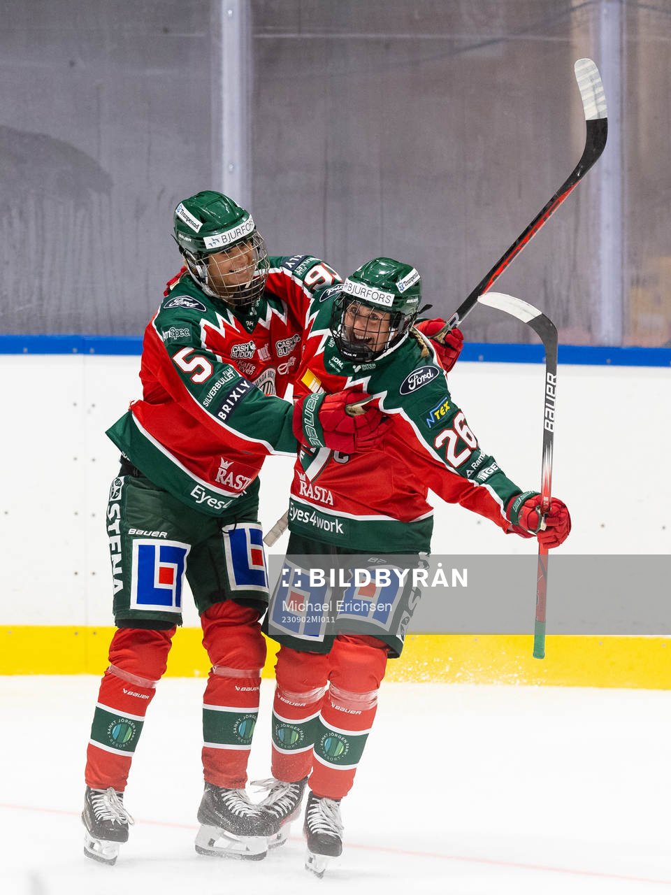 Frölundas Ebba Strandberg jublar