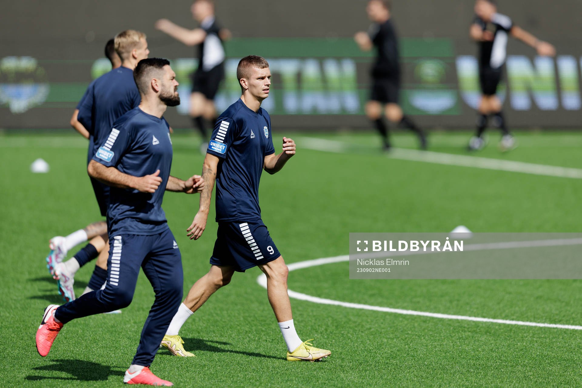 Utsiktens Lucas Hedlund inför fotbollsmatchen i Superettan mellan Utsikten och Östersund den 2 september 2023 i Göteborg. 