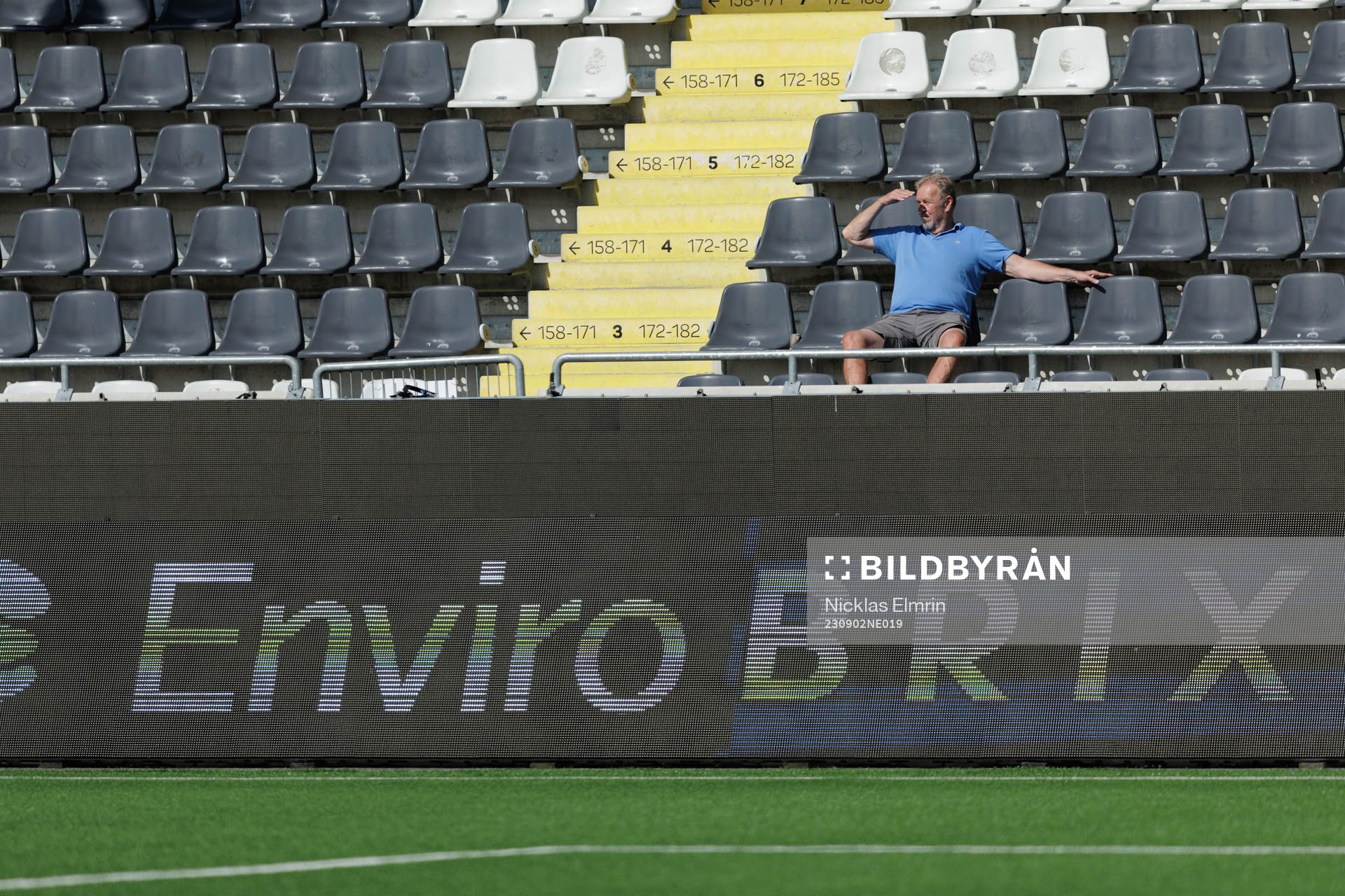 under fotbollsmatchen i Superettan mellan Utsikten och