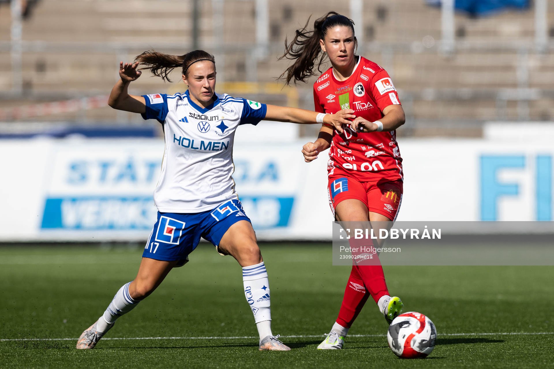 IFK Norrköpings Vilma Emilia Koivisto och Örebros Emilia