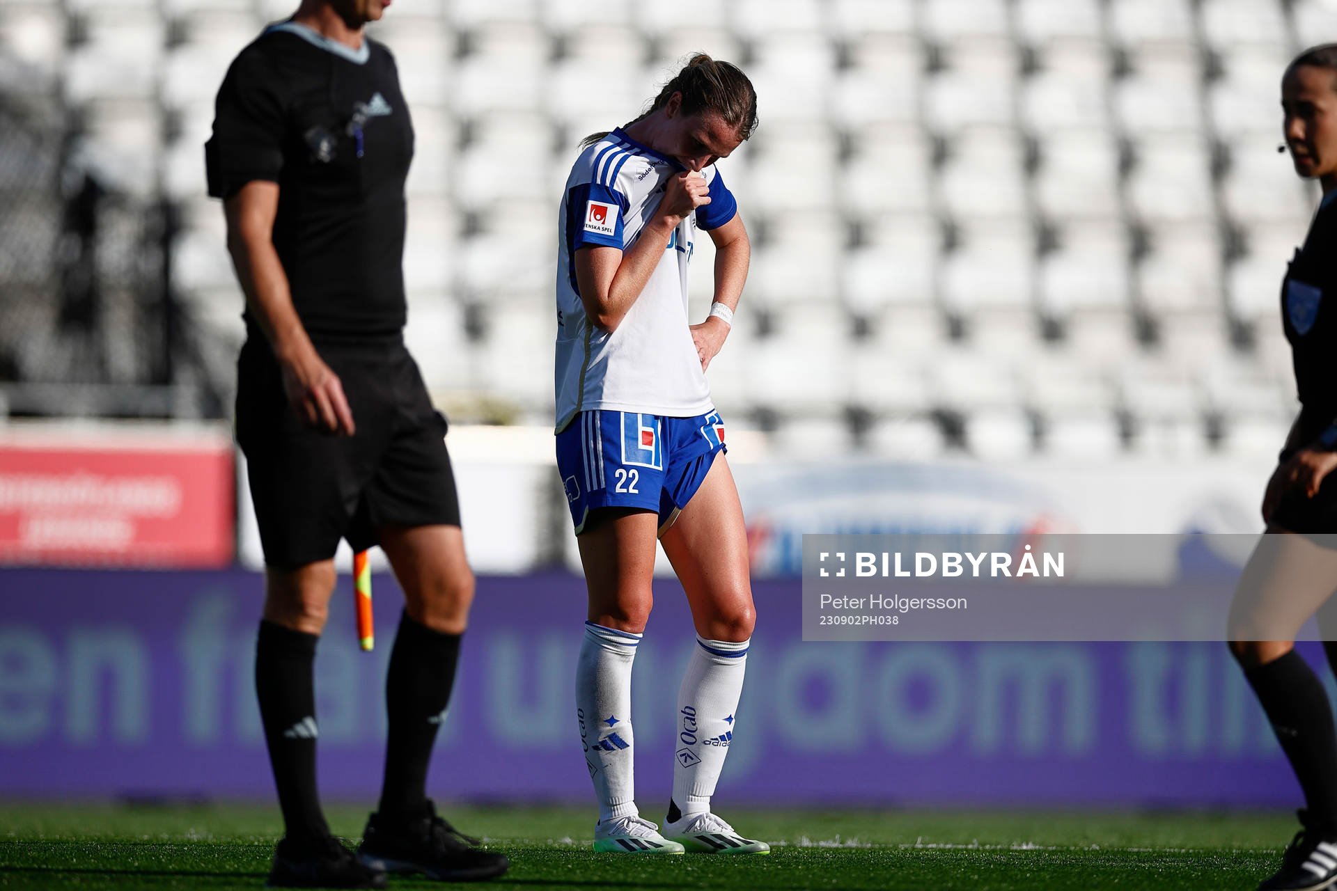 IFK Norrköpings Chelsie Dawber deppar