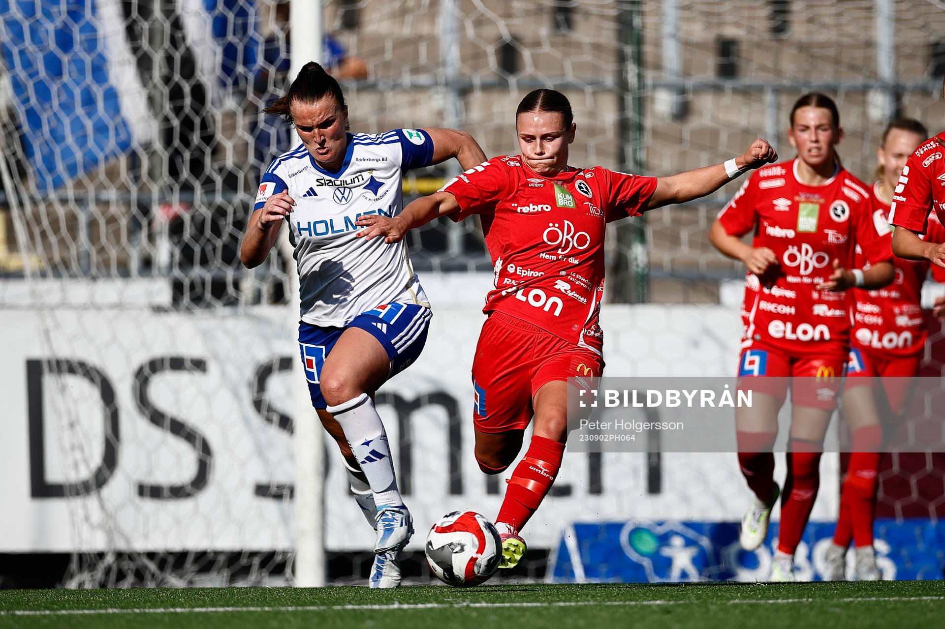 IFK Norrköpings Lovisa Gustafsson och Örebros Maja Bodin