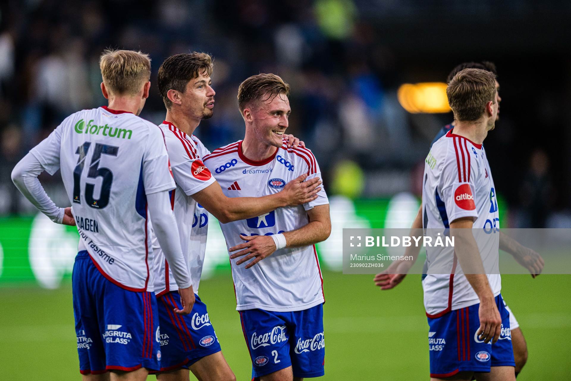 Torgeir Børven and Christian Borchgrevink of Vålerenga