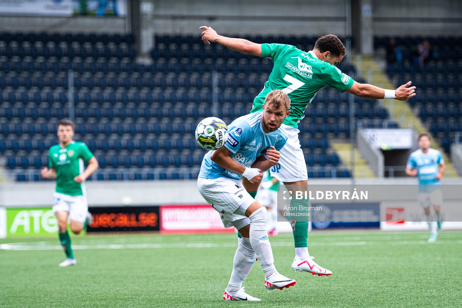 Gefles Christoffer Aspgren och Jönköpings Södras Malkolm