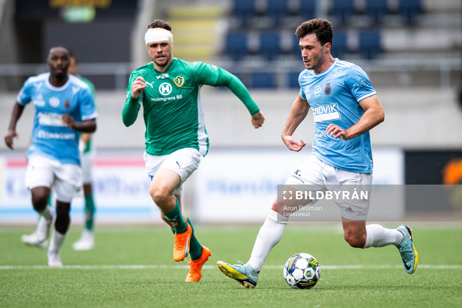 Jönköpings Södras Jesper Manns och Gefles Iu Ranera Grau