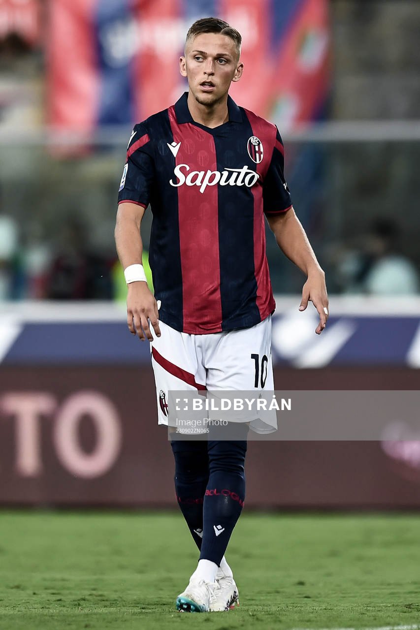  Mp Bologna 02/09/2023 - serie A / Bologna-Cagliari / foto Matteo Papini/Image Sport nella foto: Jesper Karlsson (Bologna).