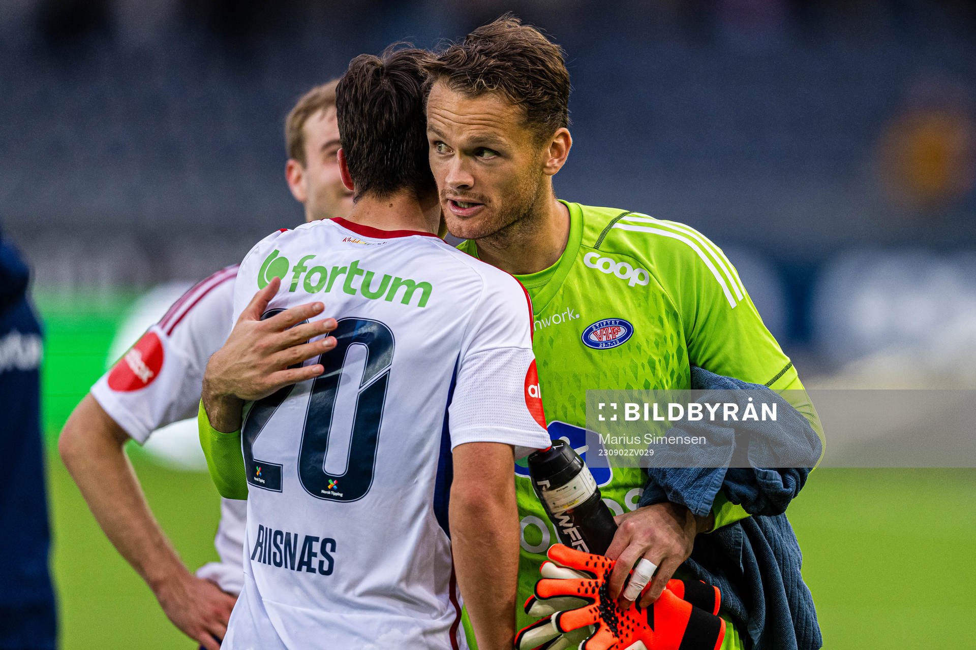 Magnus Riisnæs and Jacob Storevik of Vålerenga