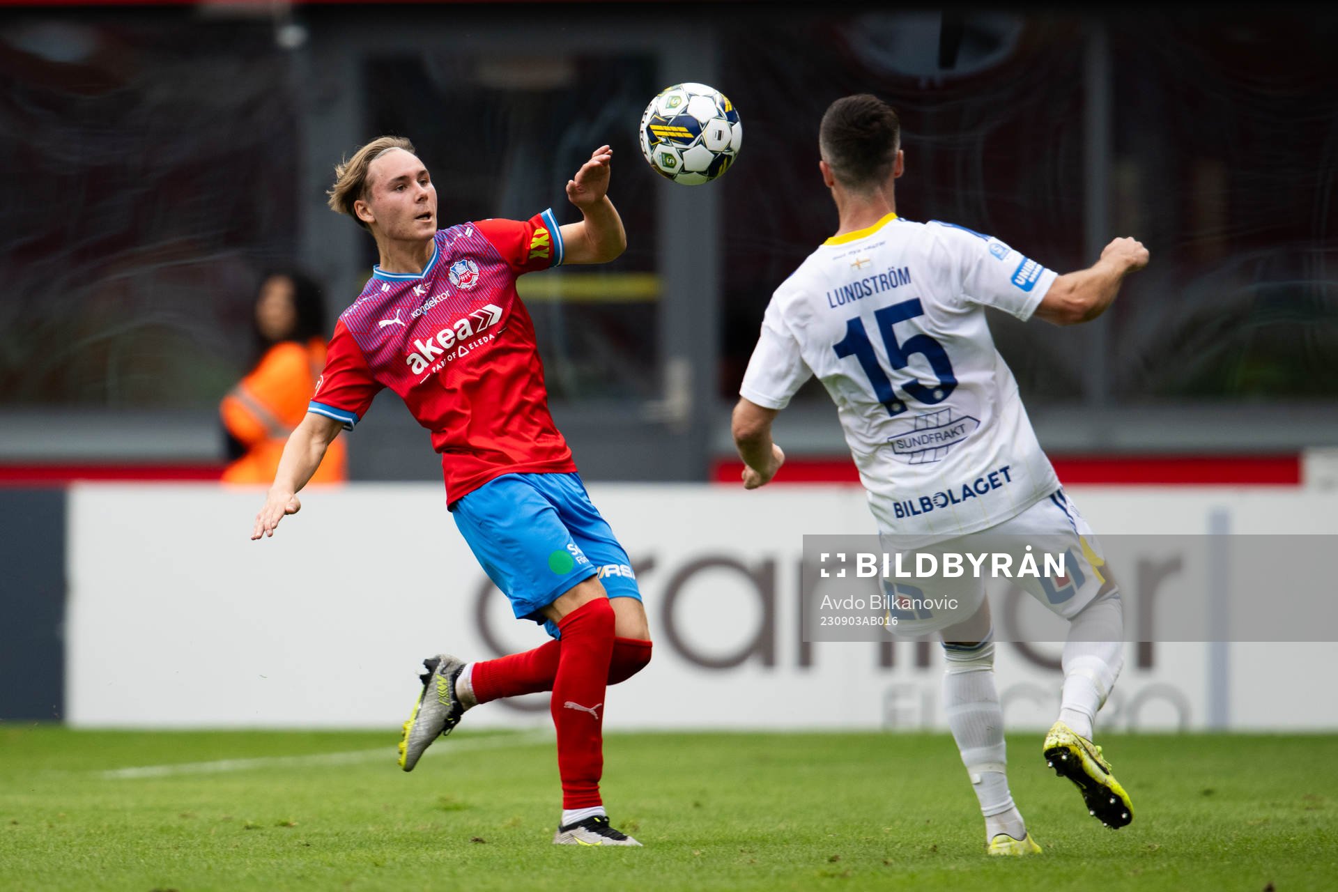 Helsingborgs Simon Bengtsson och GIF Sundsvalls Robert