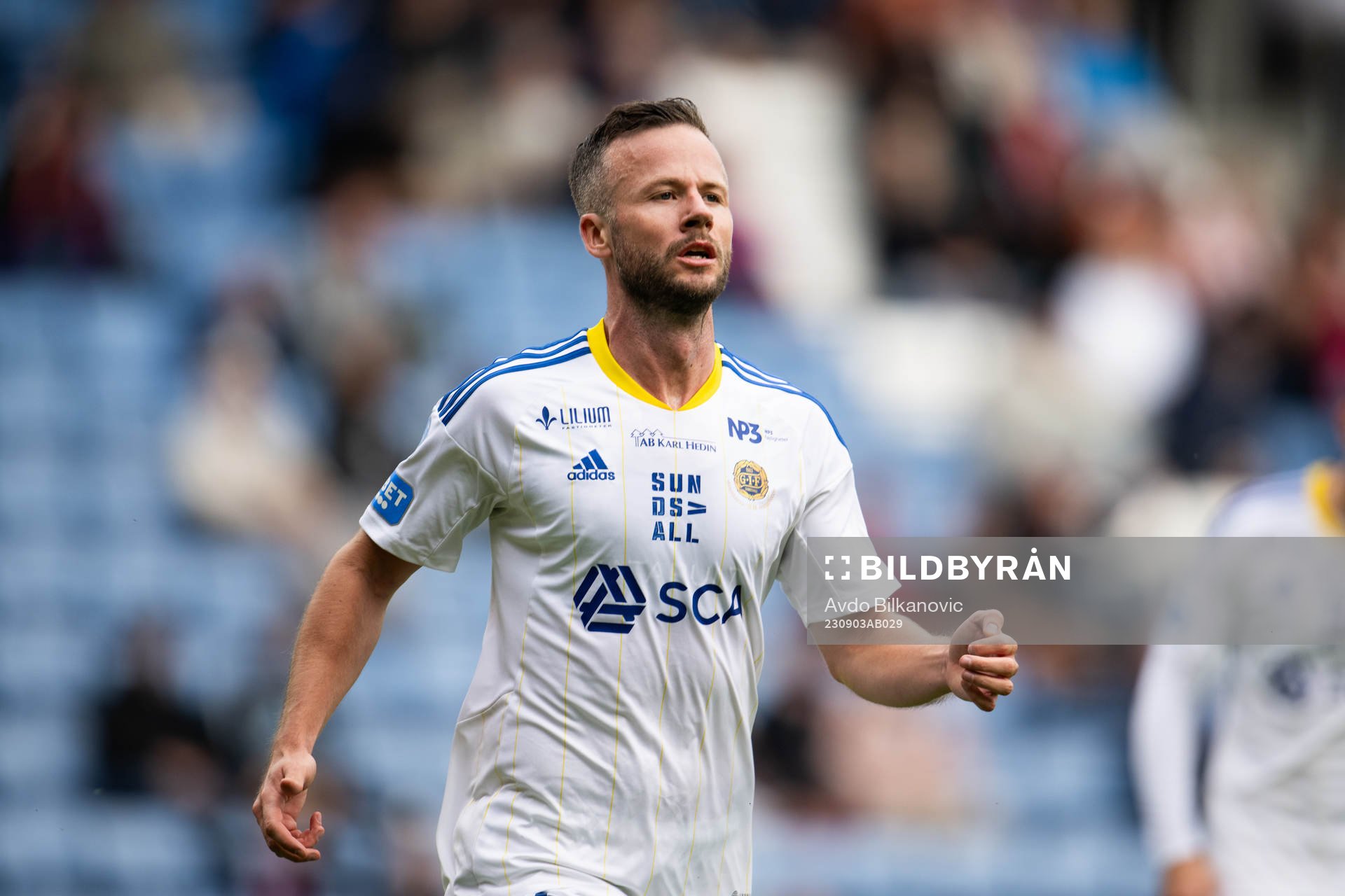 GIF Sundsvalls Robert Lundström jublar