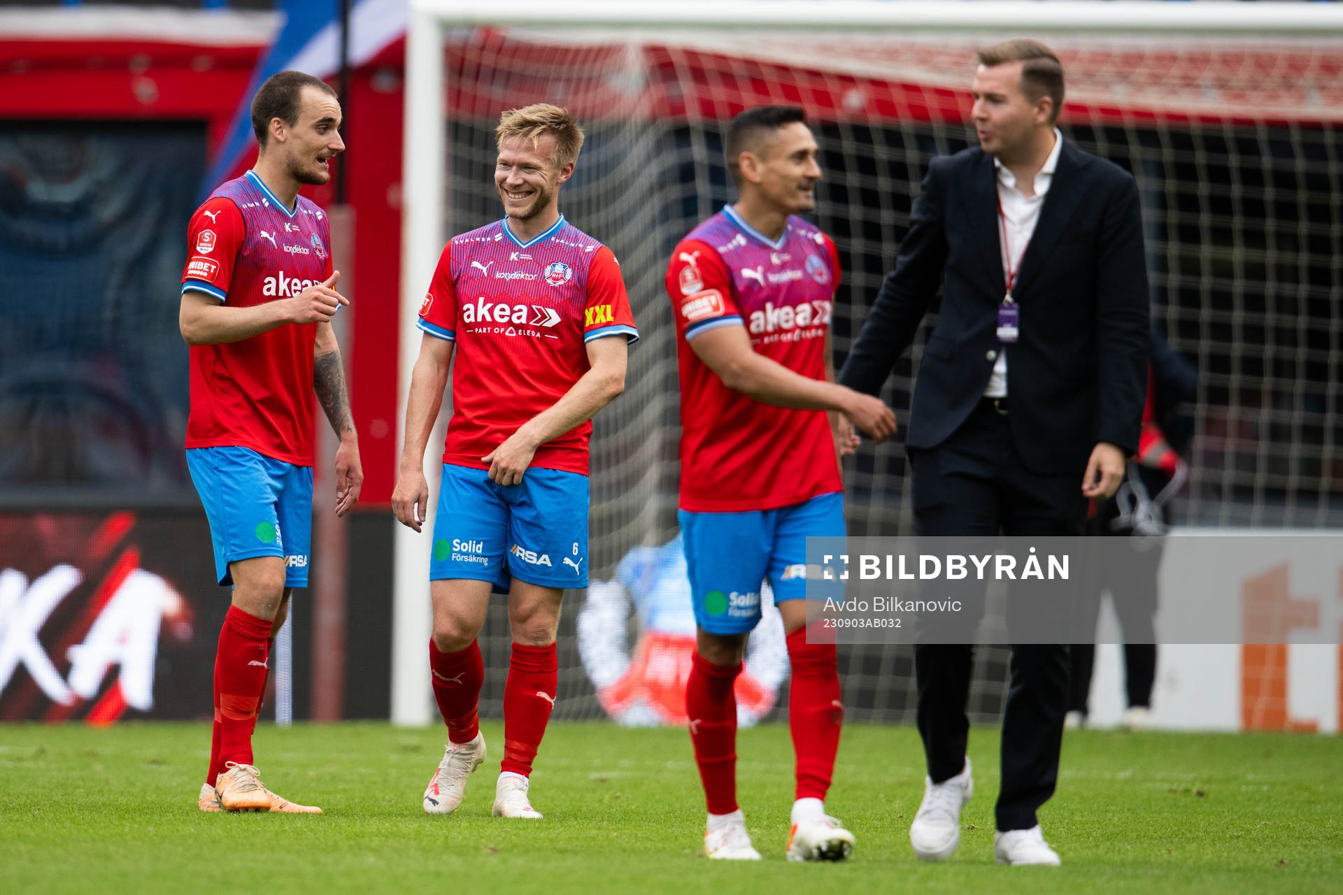 Helsingborgs Andreas Landgren jublar