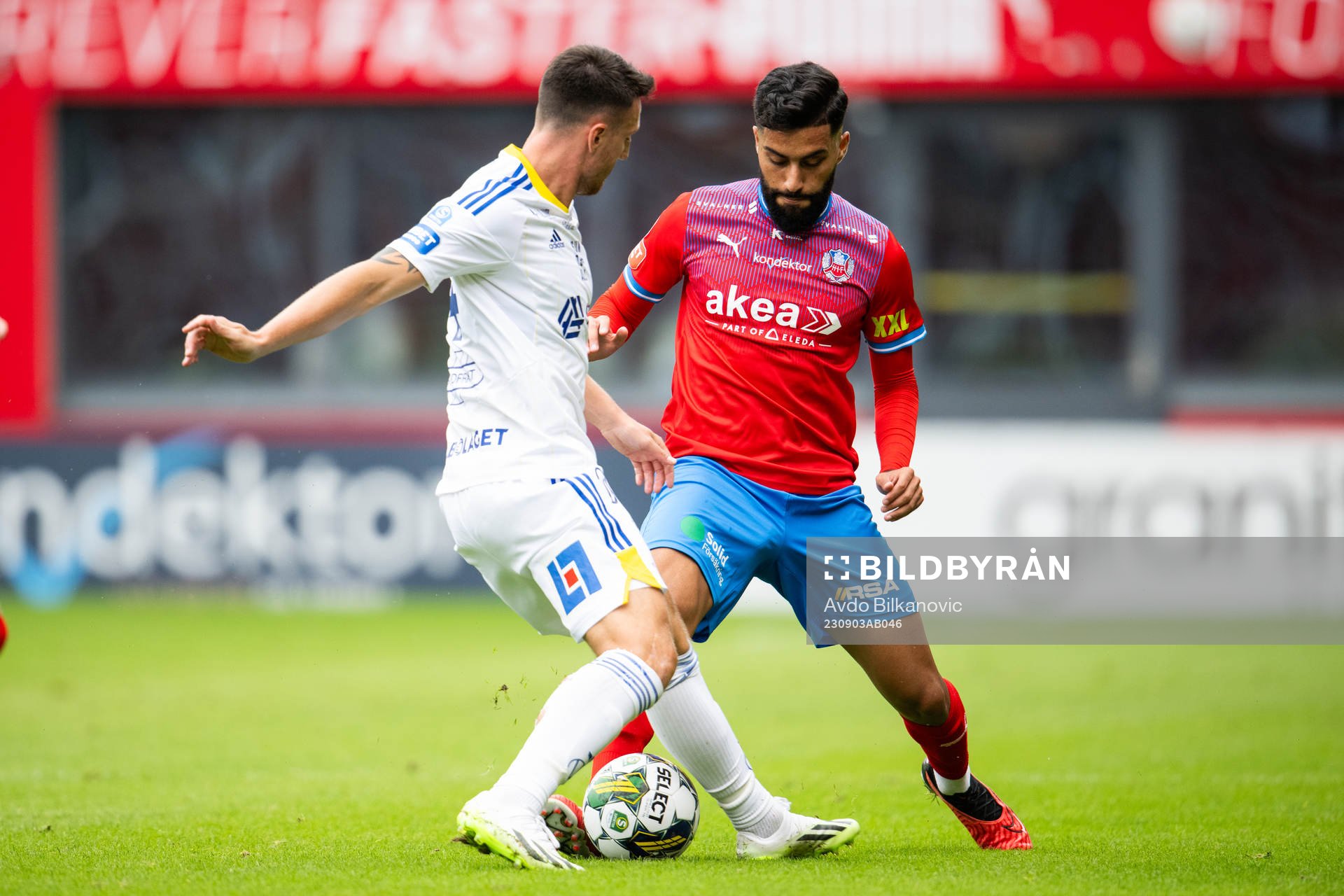 Helsingborgs Amin Al-Hamawi och GIF Sundsvalls Alexander