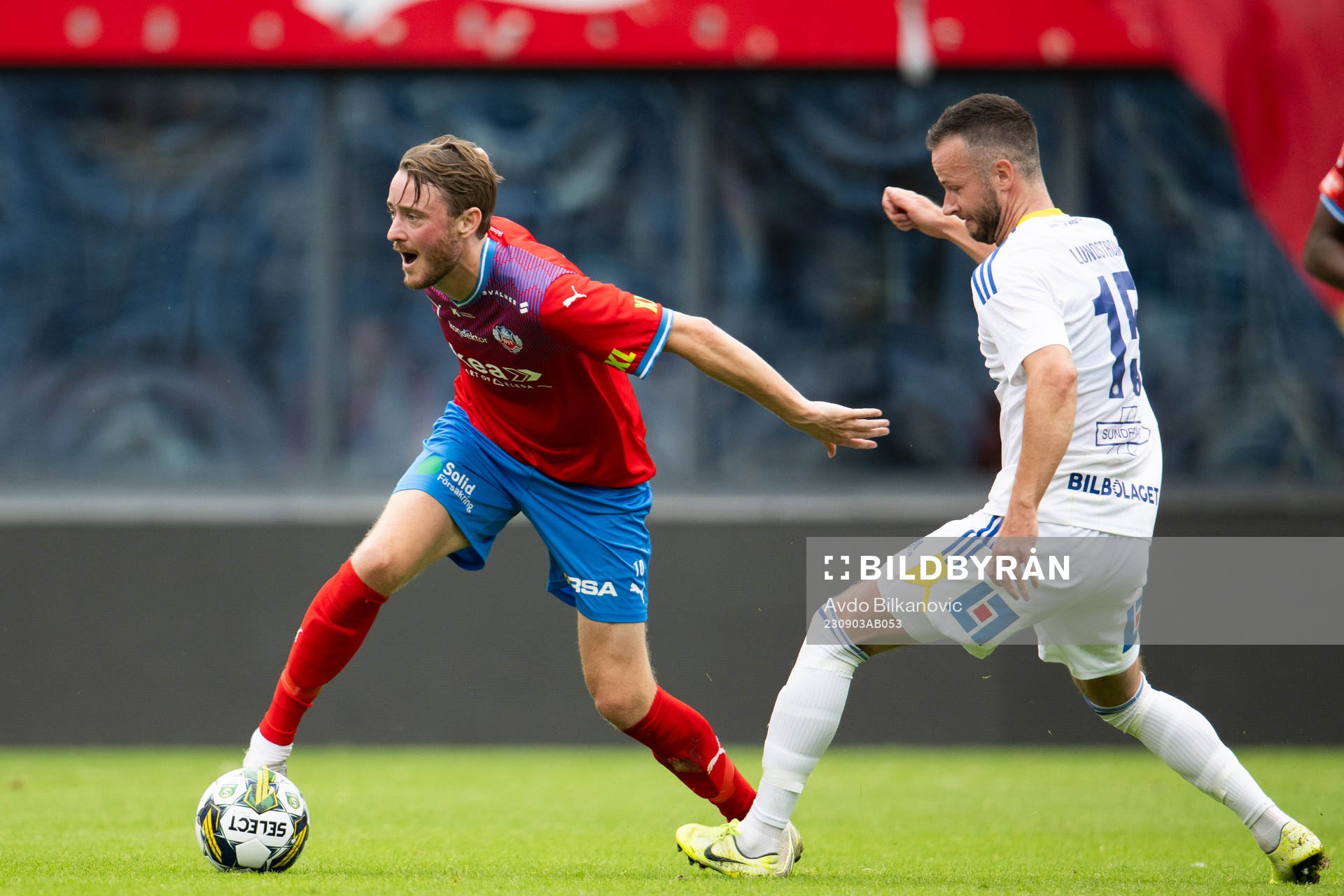 Helsingborgs Rasmus Jönsson och GIF Sundsvalls Robert