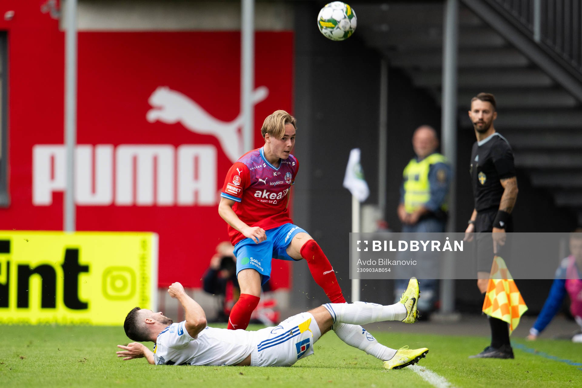 Helsingborgs Simon Bengtsson och GIF Sundsvalls Robert