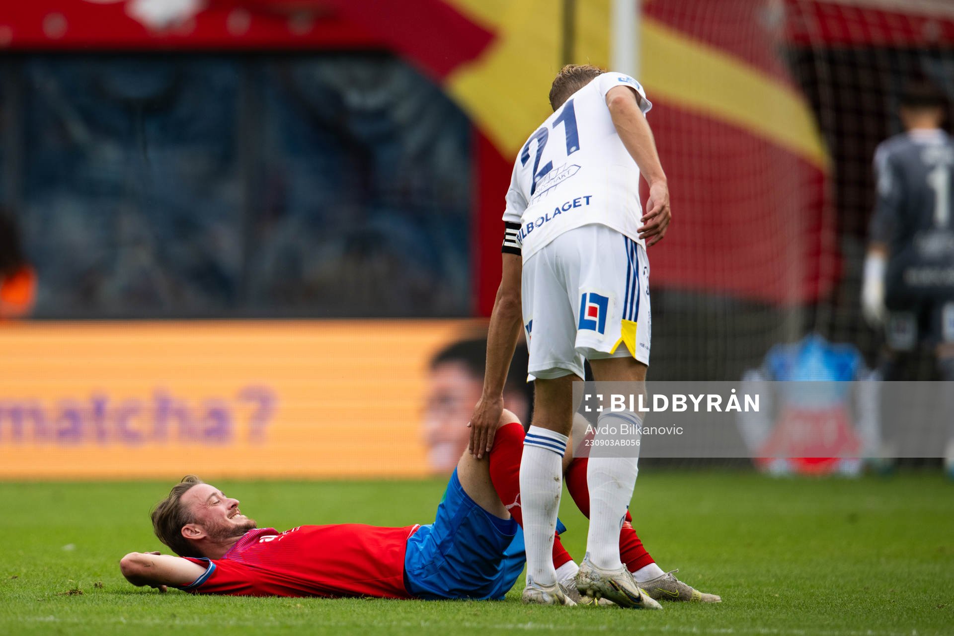 Helsingborgs målvakt Kalle Joelsson och GIF Sundsvalls