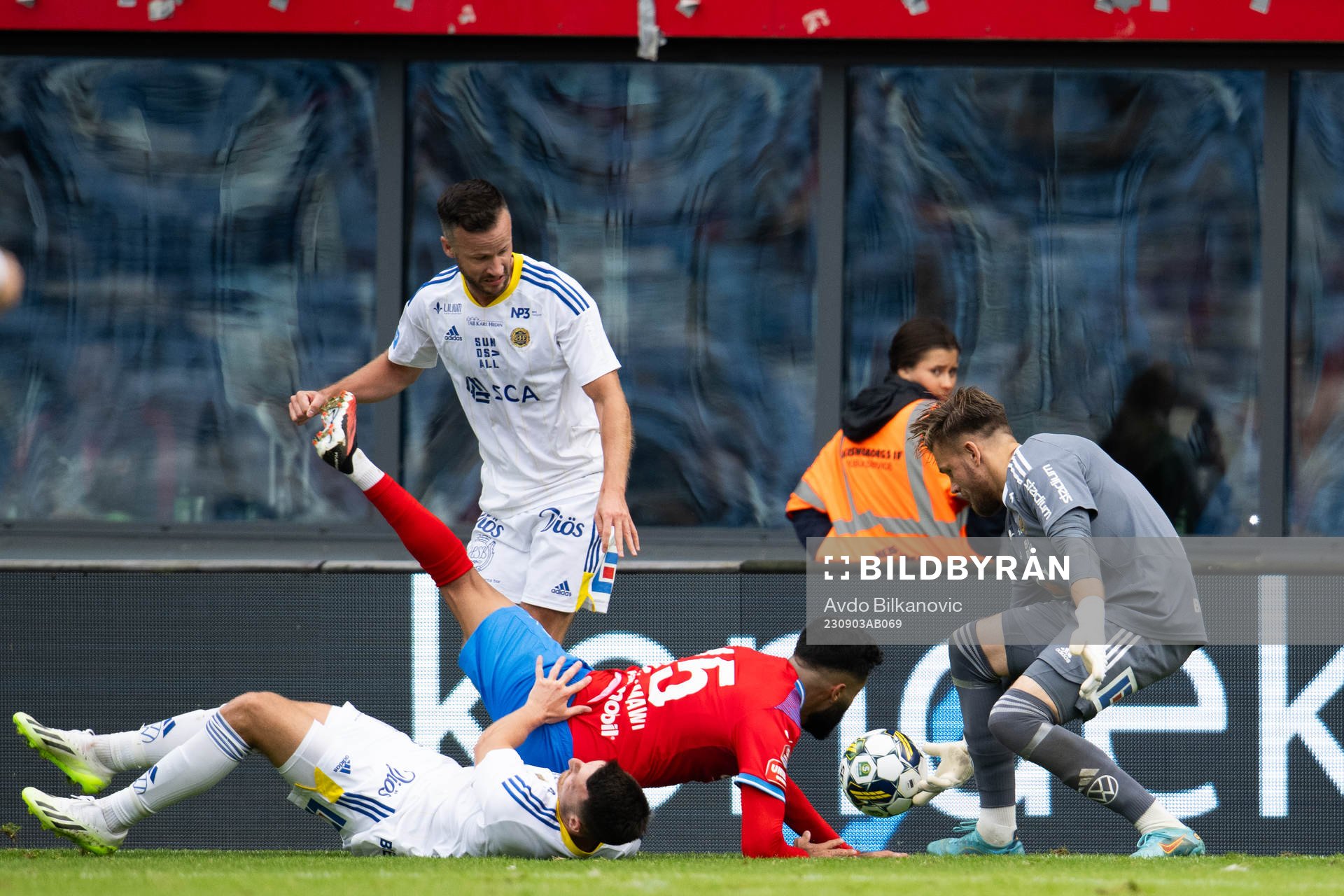 Helsingborgs Amin Al-Hamawi framför GIF Sundsvalls