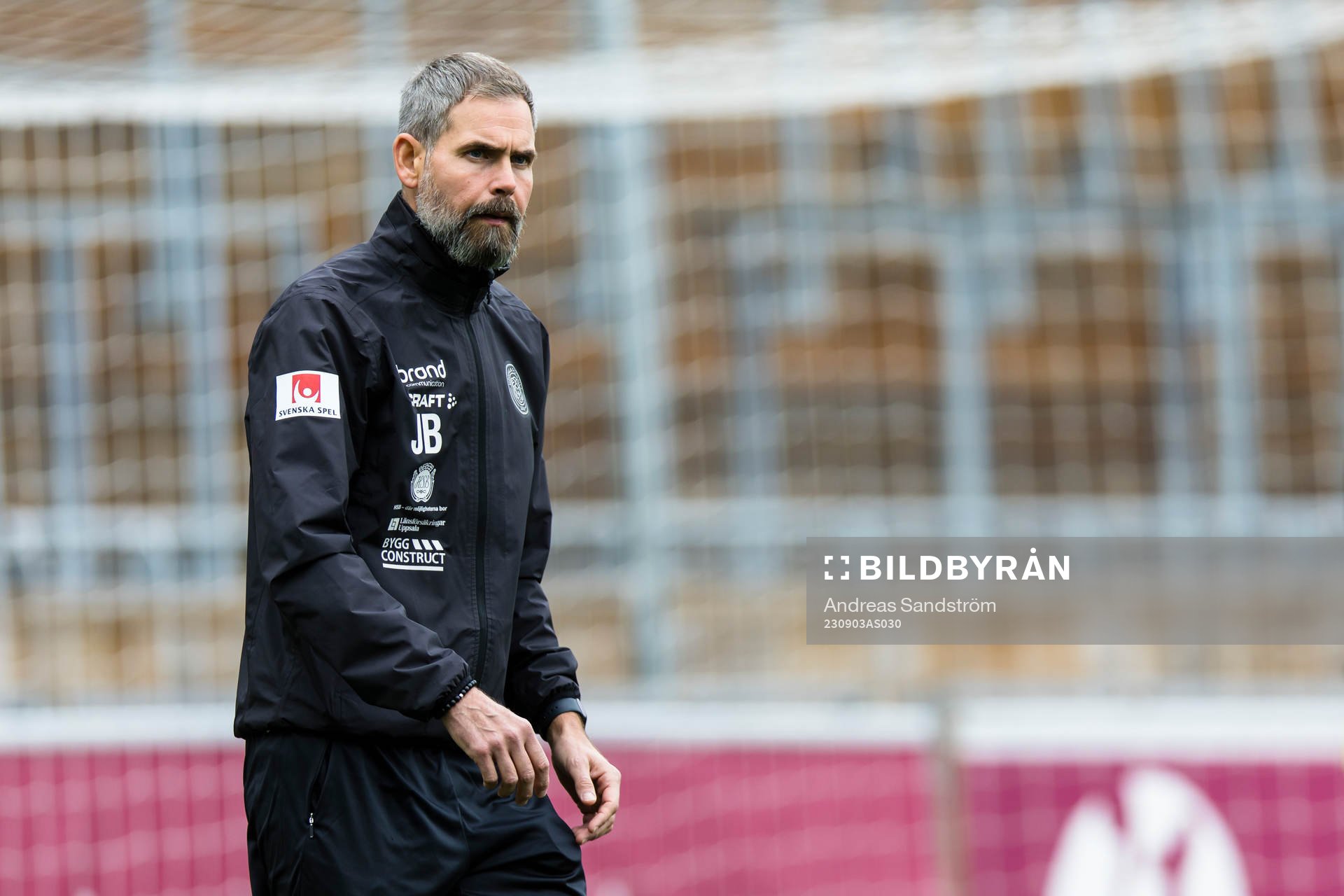 IK Uppsalas målvaktstränare Jonas Bylund