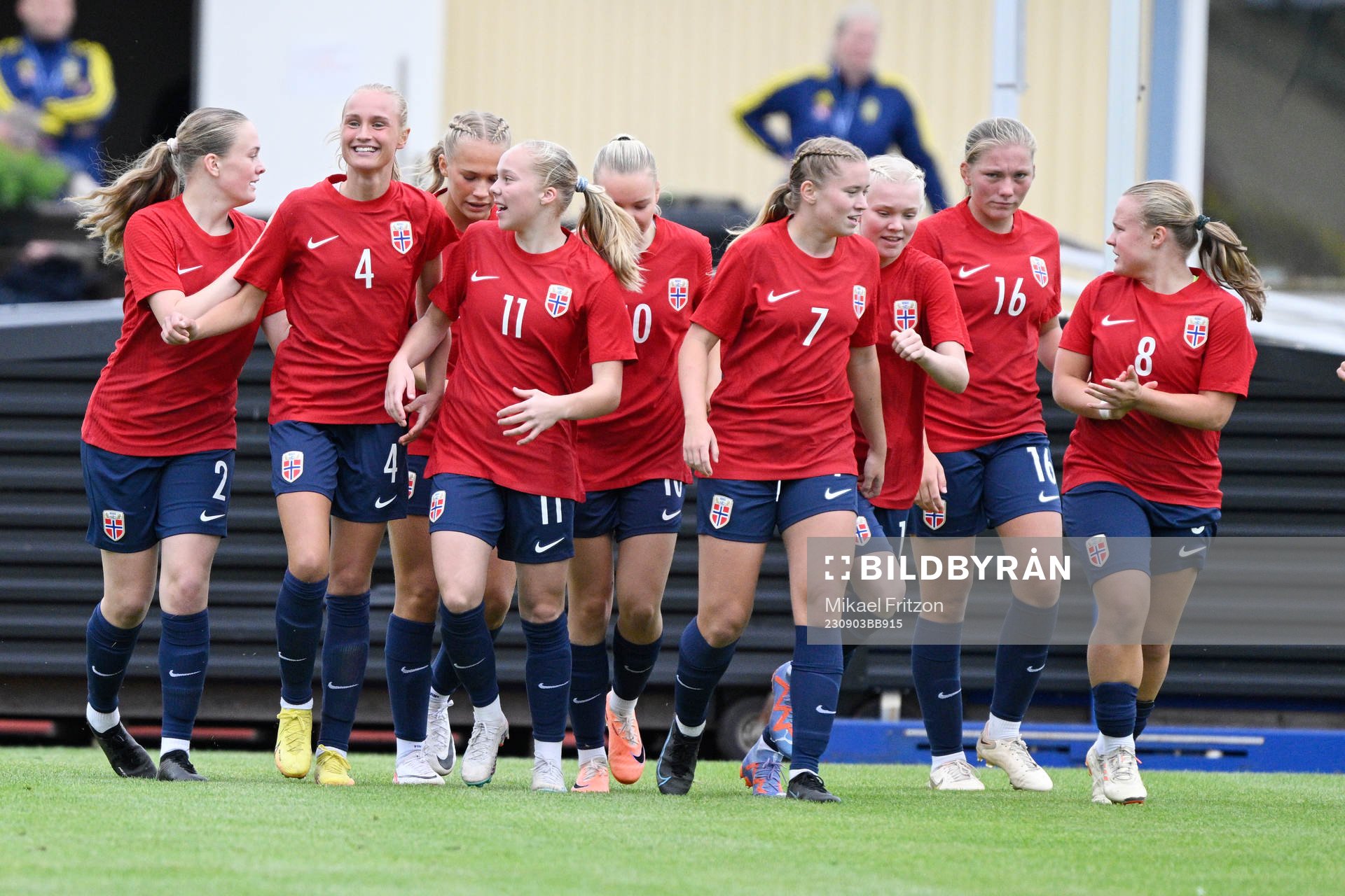 Norges Josefine Thorsnes Lefdal jublar
