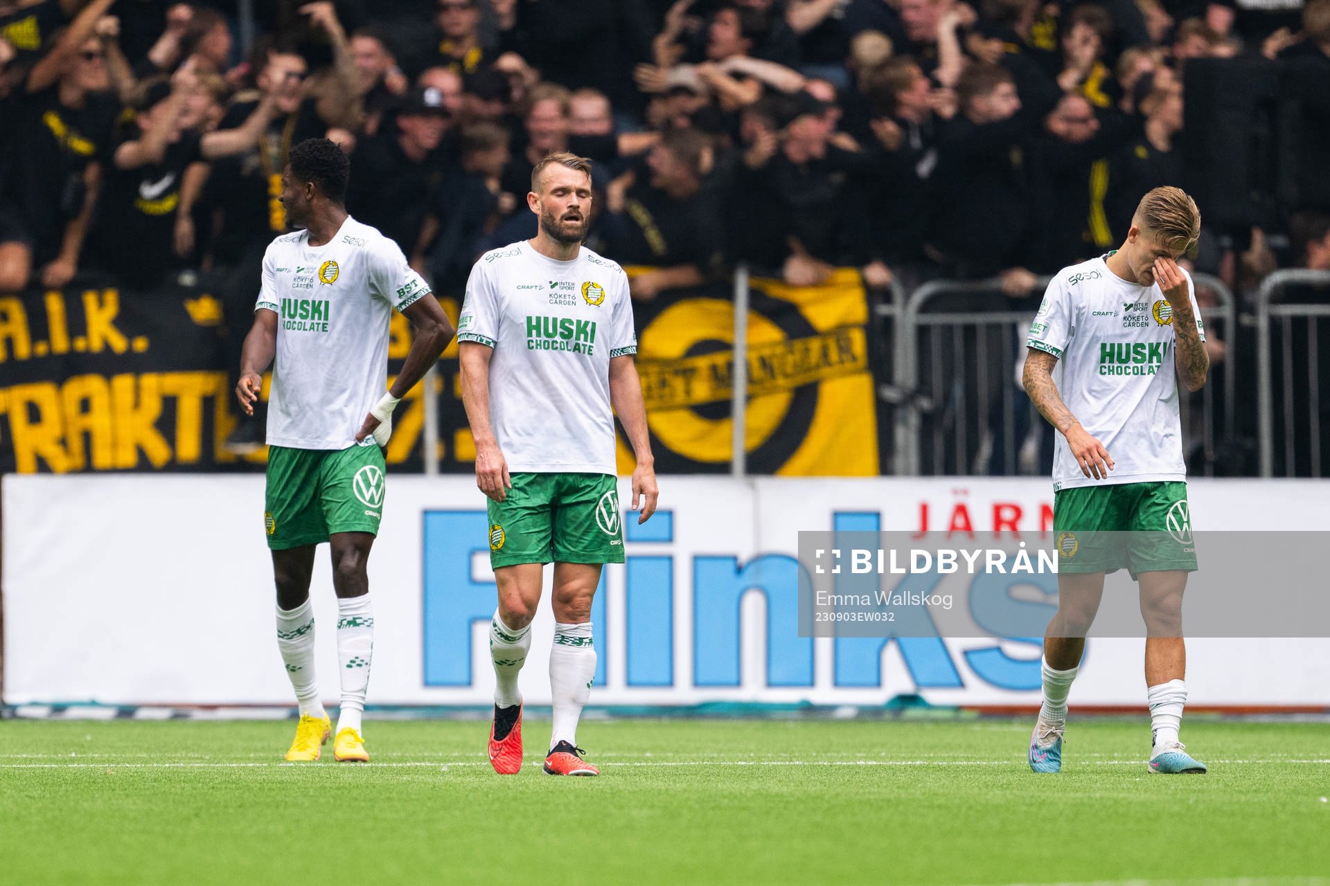 Hammarbys Fredrik Hammar deppar
