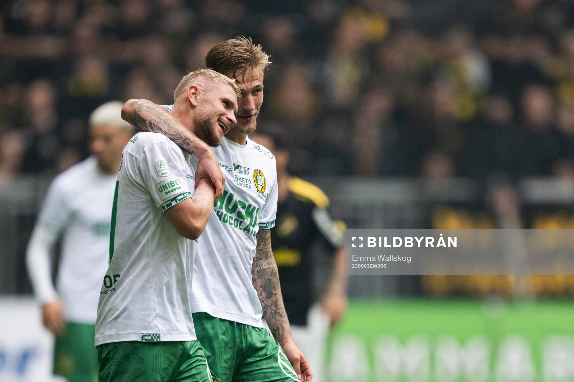Hammarbys Simon Strand och Fredrik Hammar