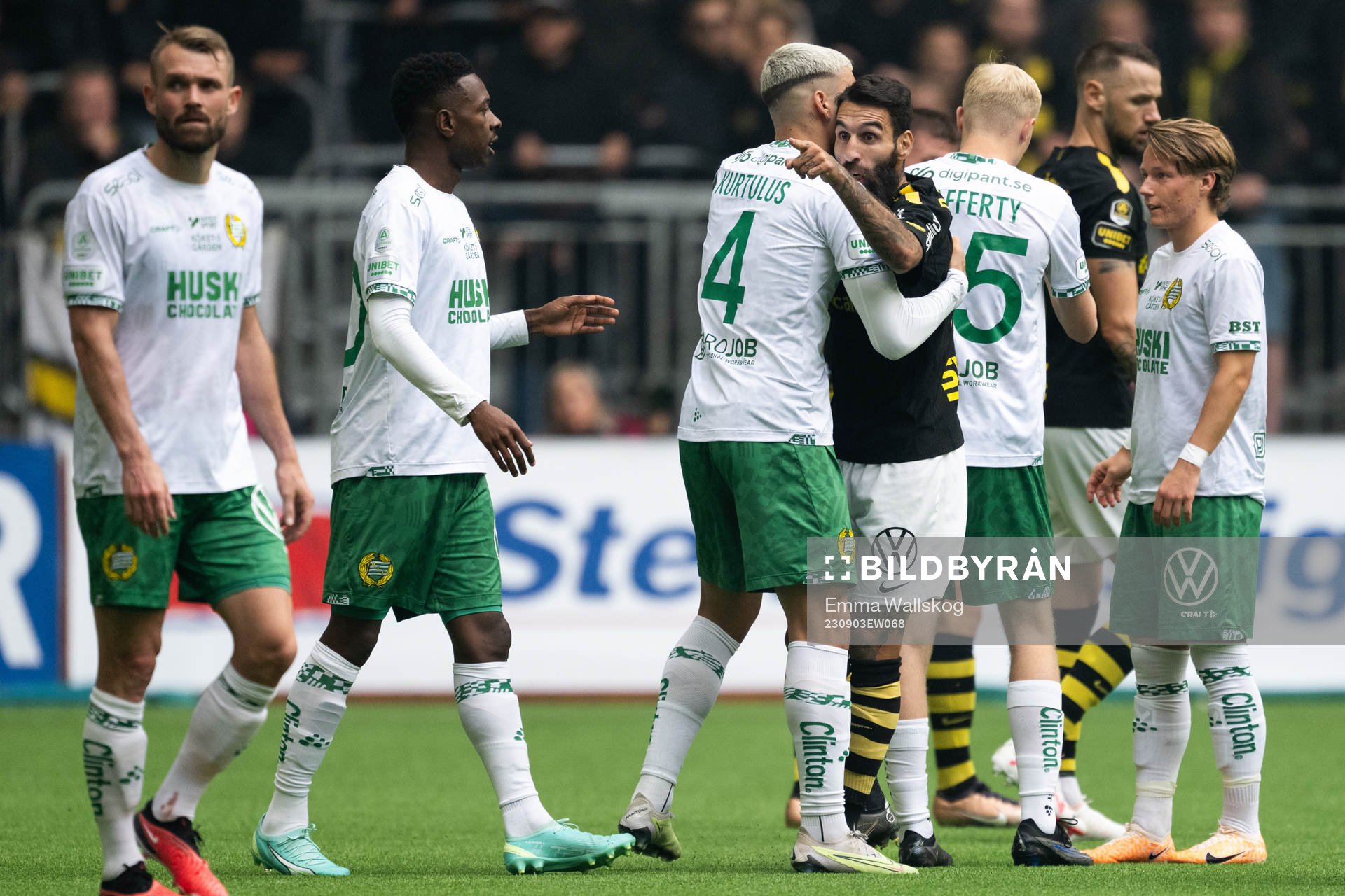 AIKs Jimmy Durmaz  under fotbollsmatchen i Allsvenskan mellan Hammarby och AIK den 3 september 2023 i Stockholm. 