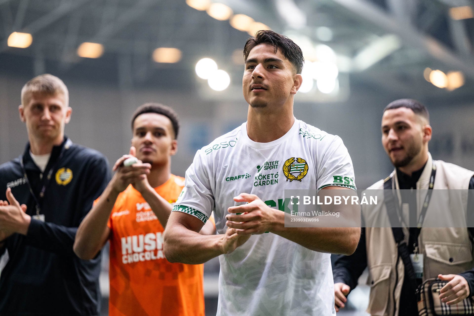 Hammarbys Jusef Erabi jublar