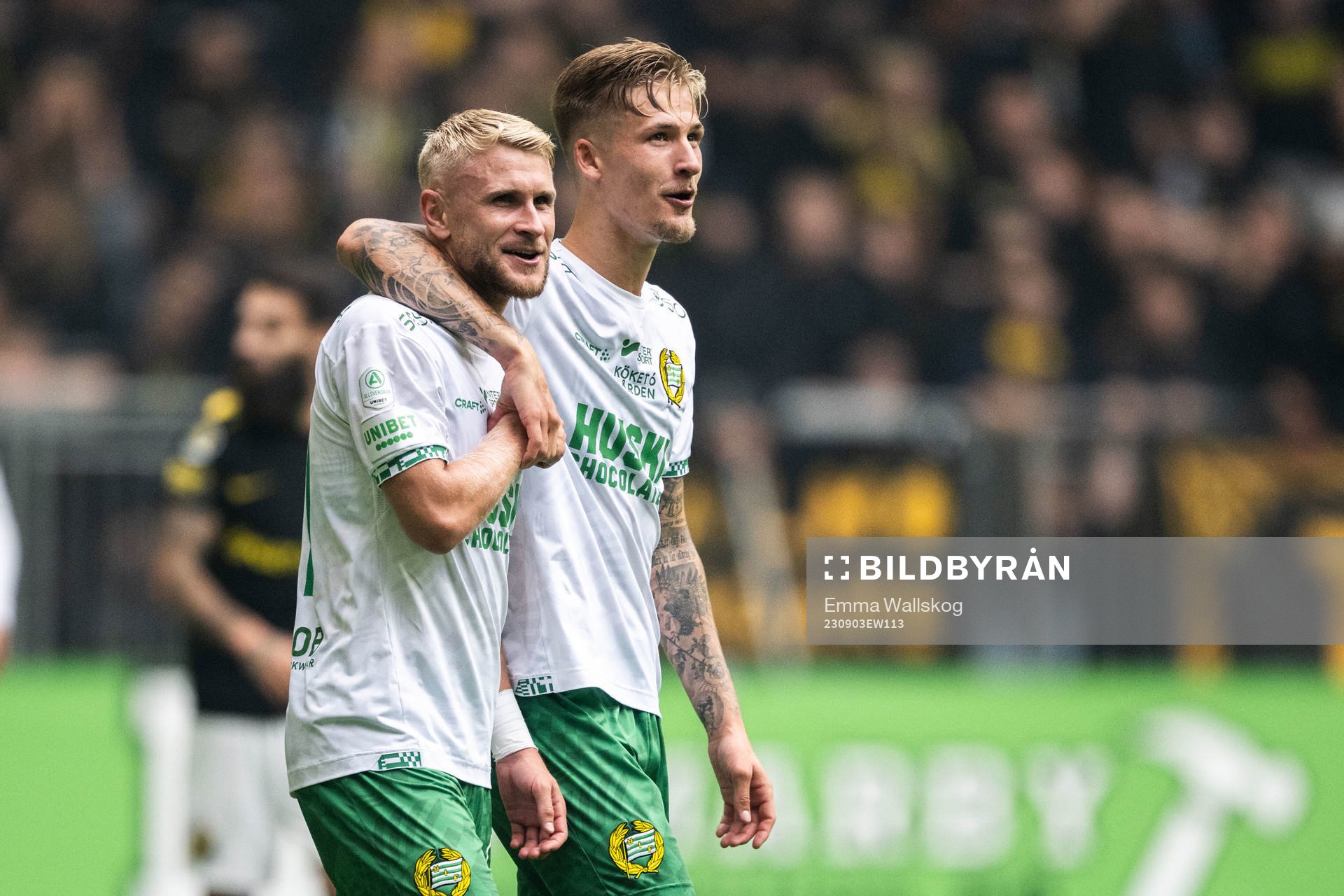 Hammarbys Simon Strand och Fredrik Hammar