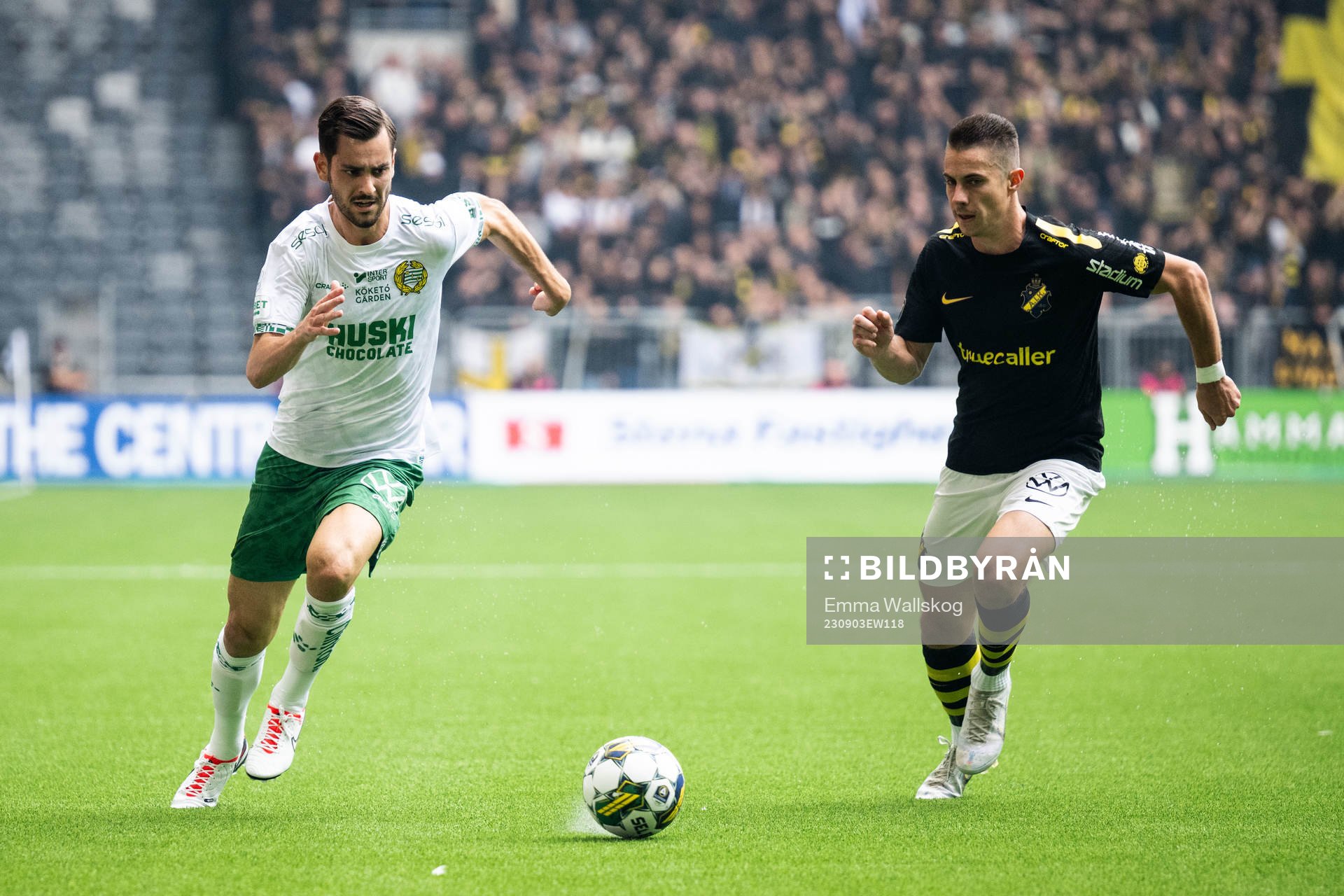Hammarbys Adi Nalic och AIKs Dino Besirovic