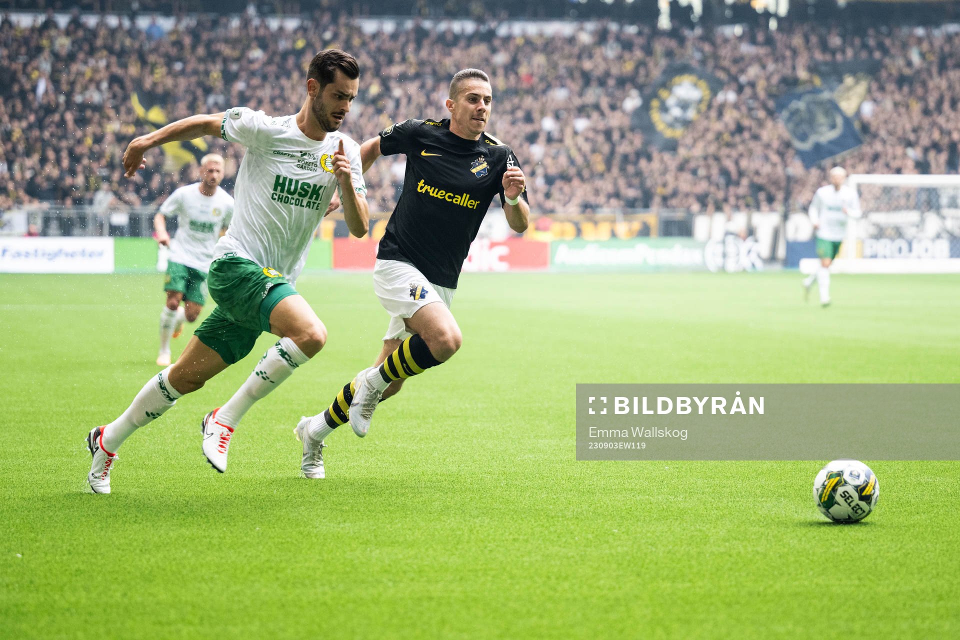 Hammarbys Adi Nalic och AIKs Dino Besirovic