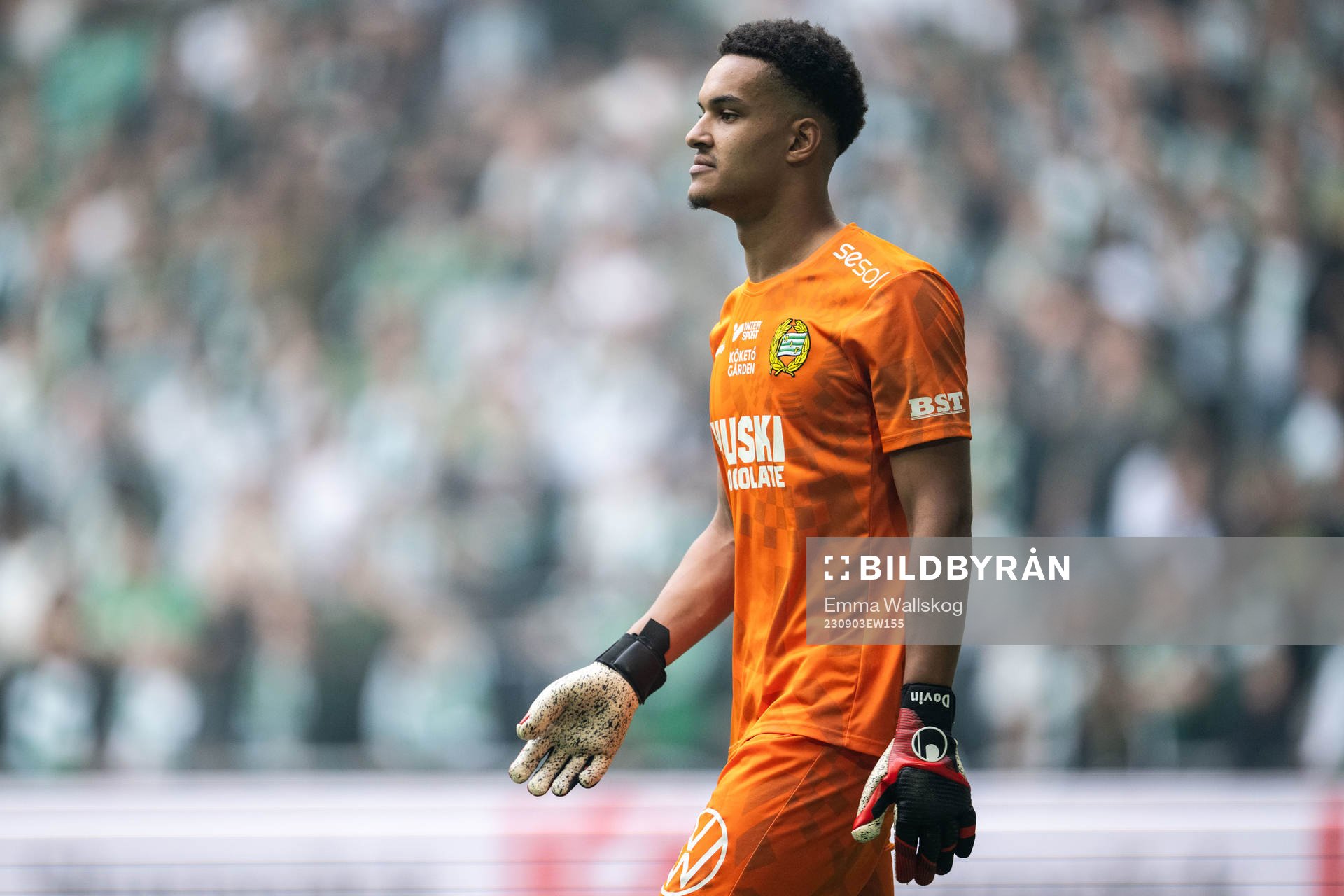 Hammarbys målvakt Oliver Dovin