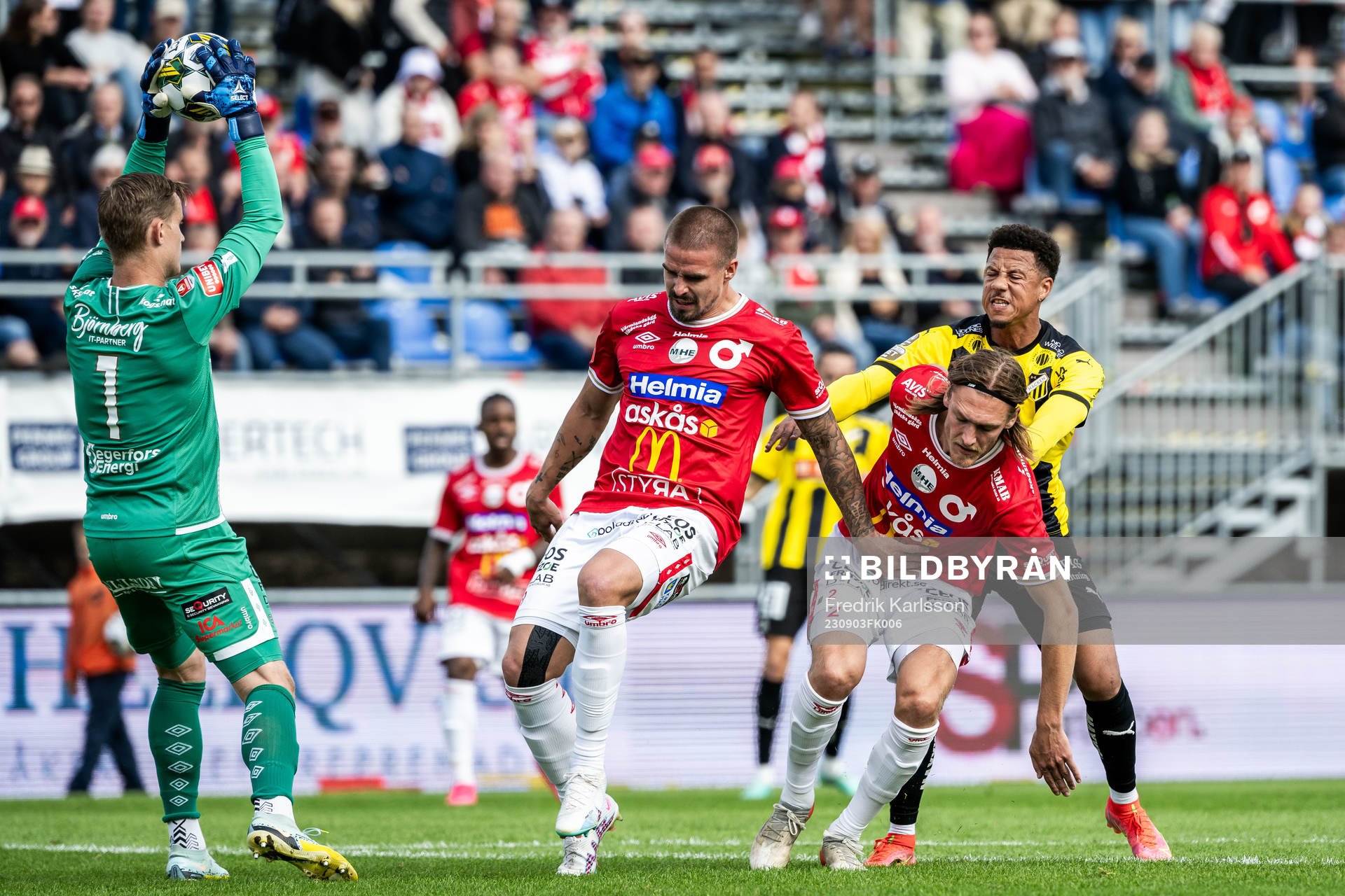 Degerfors Sondre Lovseth Rossbach, Douglas Bergqvist och