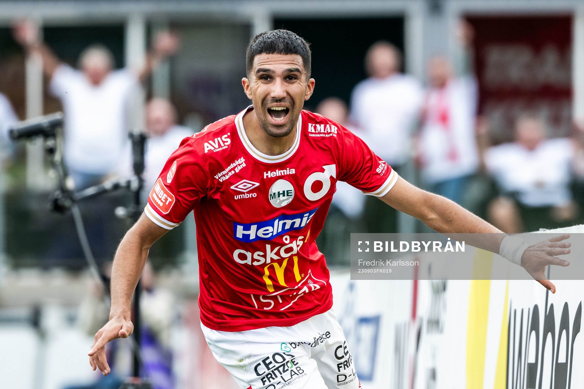 Degerfors Elyas Bouzaiene jublar