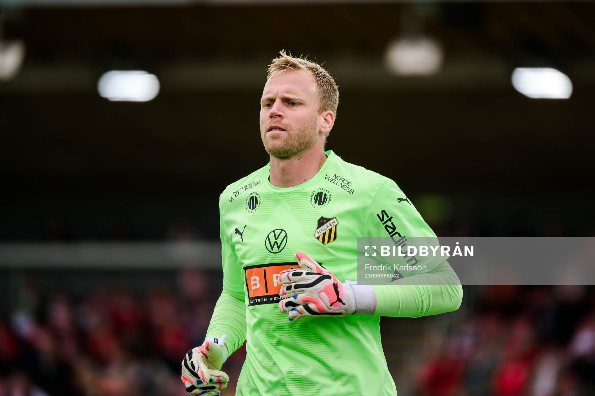 Häckens målvakt Peter Abrahamsson