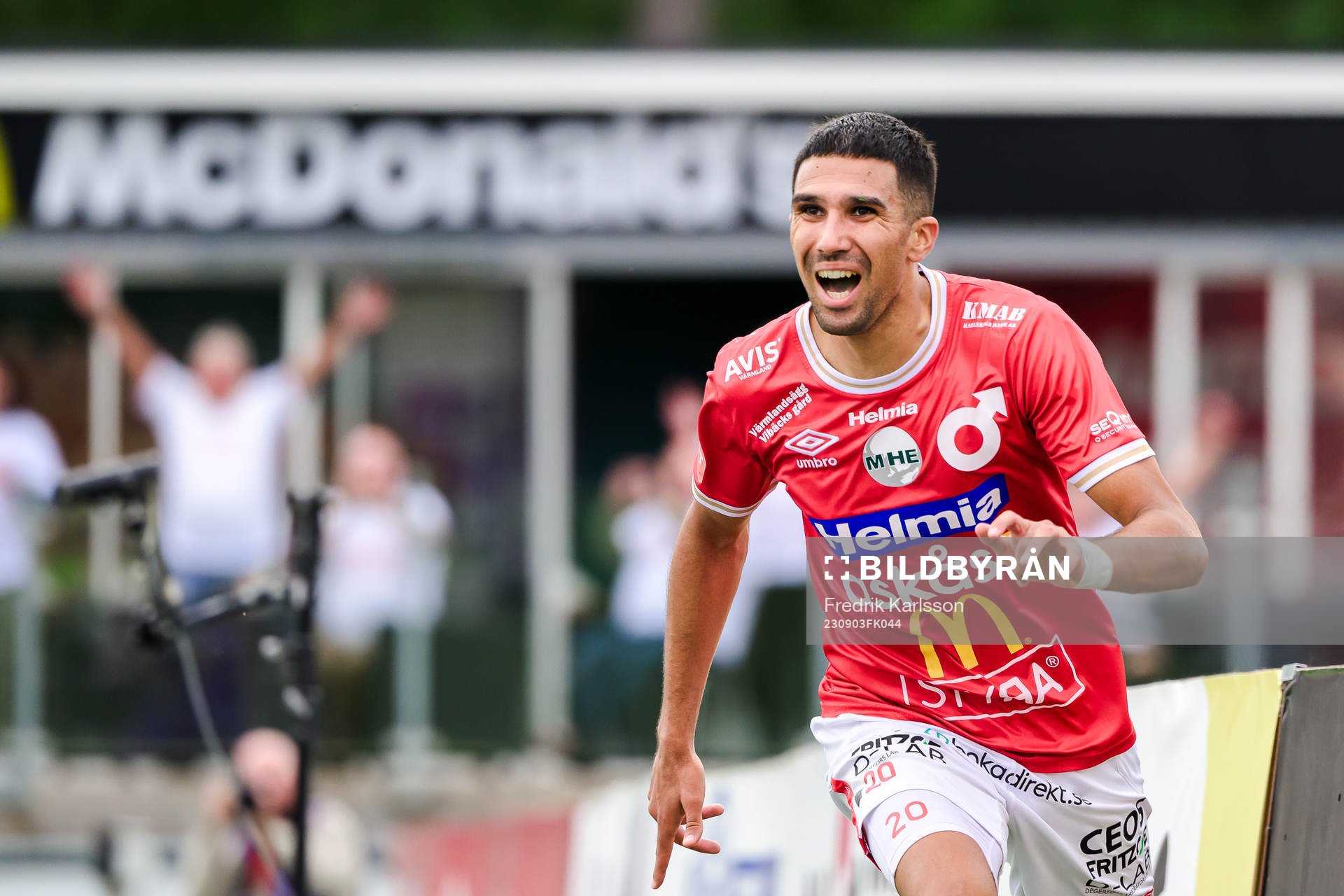 Degerfors Elyas Bouzaiene jublar