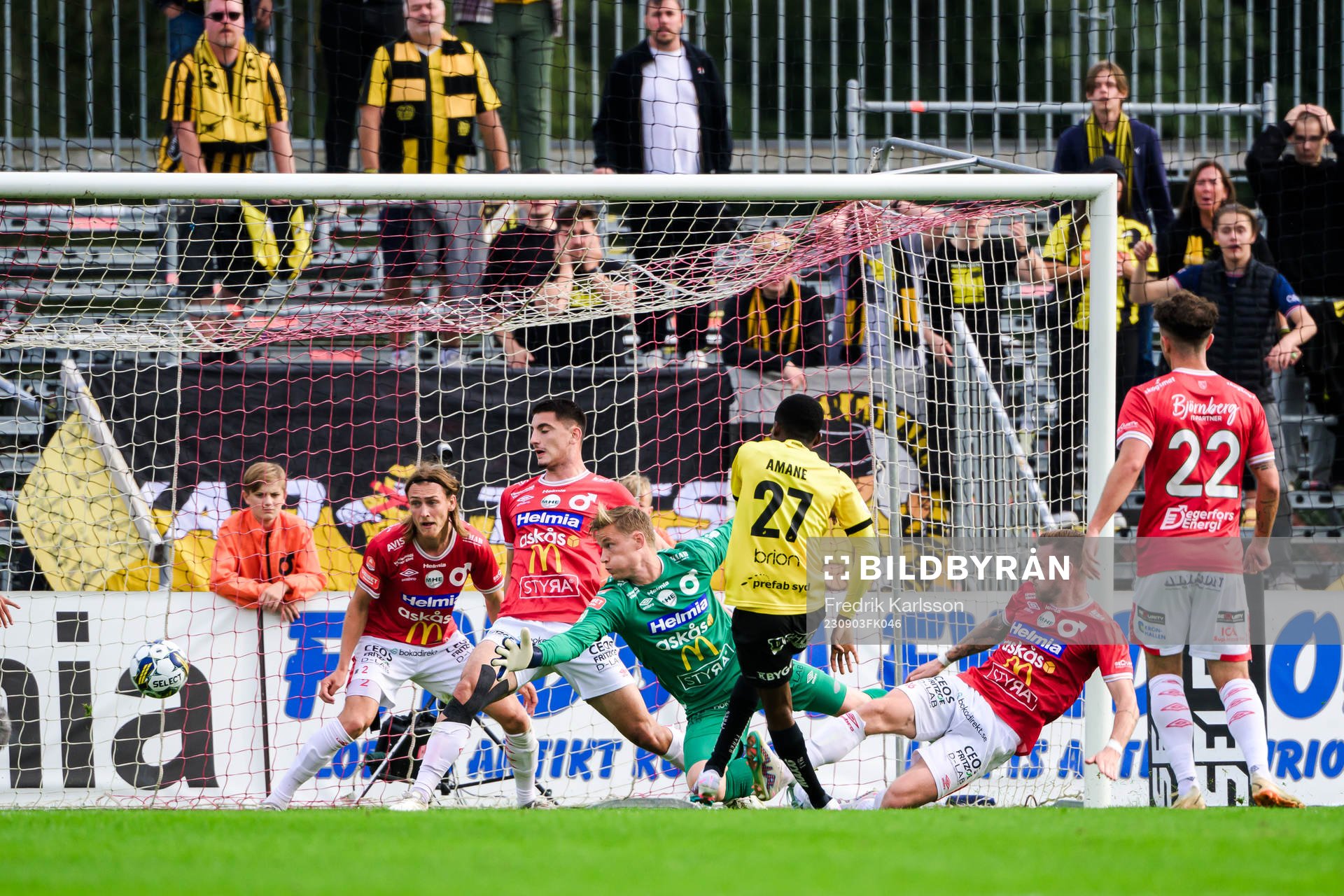 Degerfors Gustav Granath, Seid Korac, målvakt Sondre