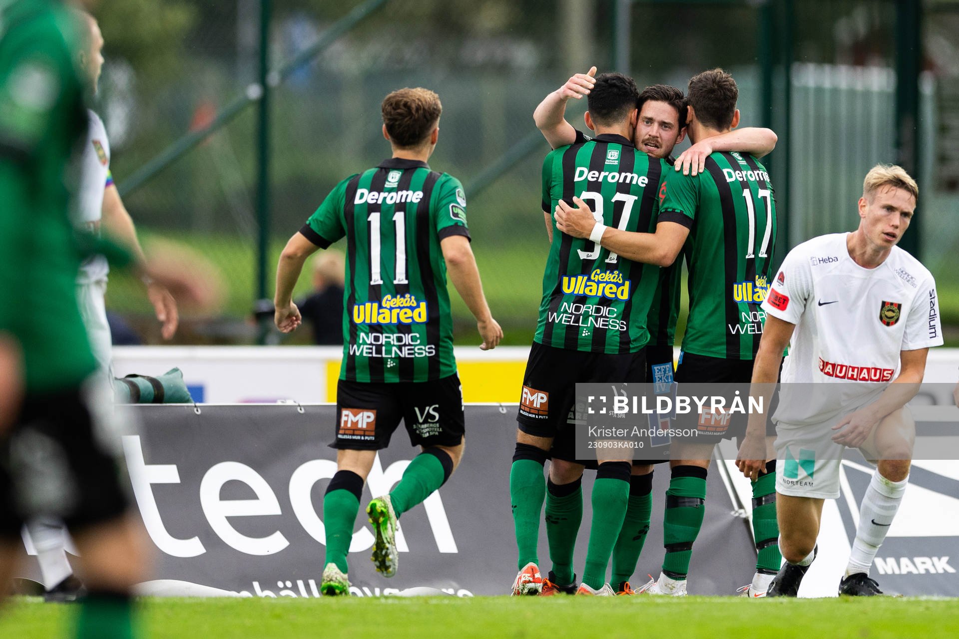 Varbergs Robin Tranberg jublar