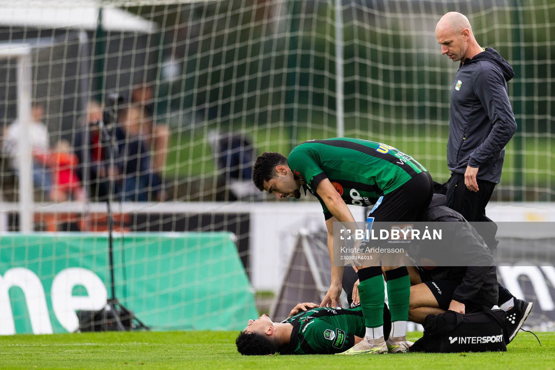 Varbergs Dion Krasniqi har ont