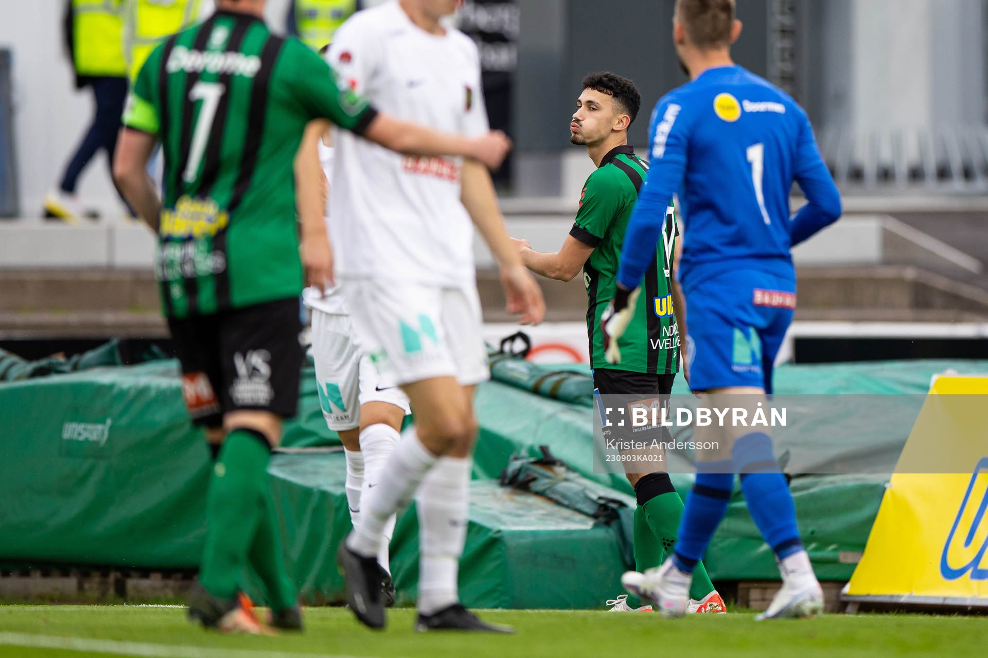 Varbergs Dion Krasniqi deppar