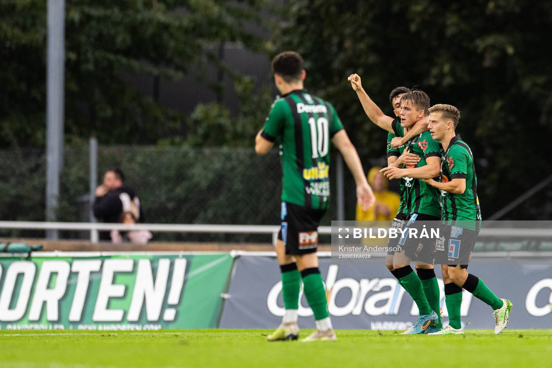 Varbergs Victor Karlsson jublar