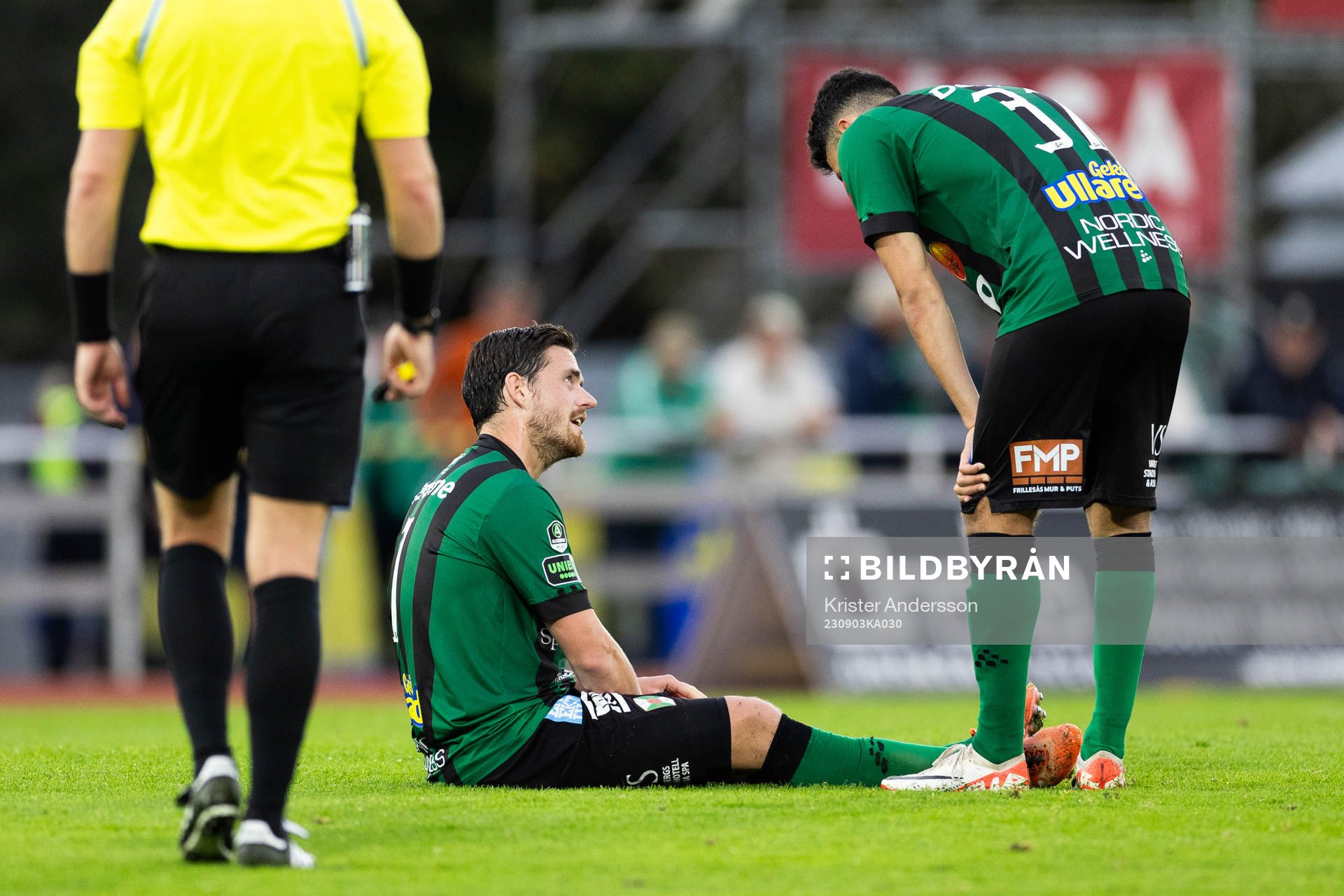 Varbergs Robin Tranberg har ont