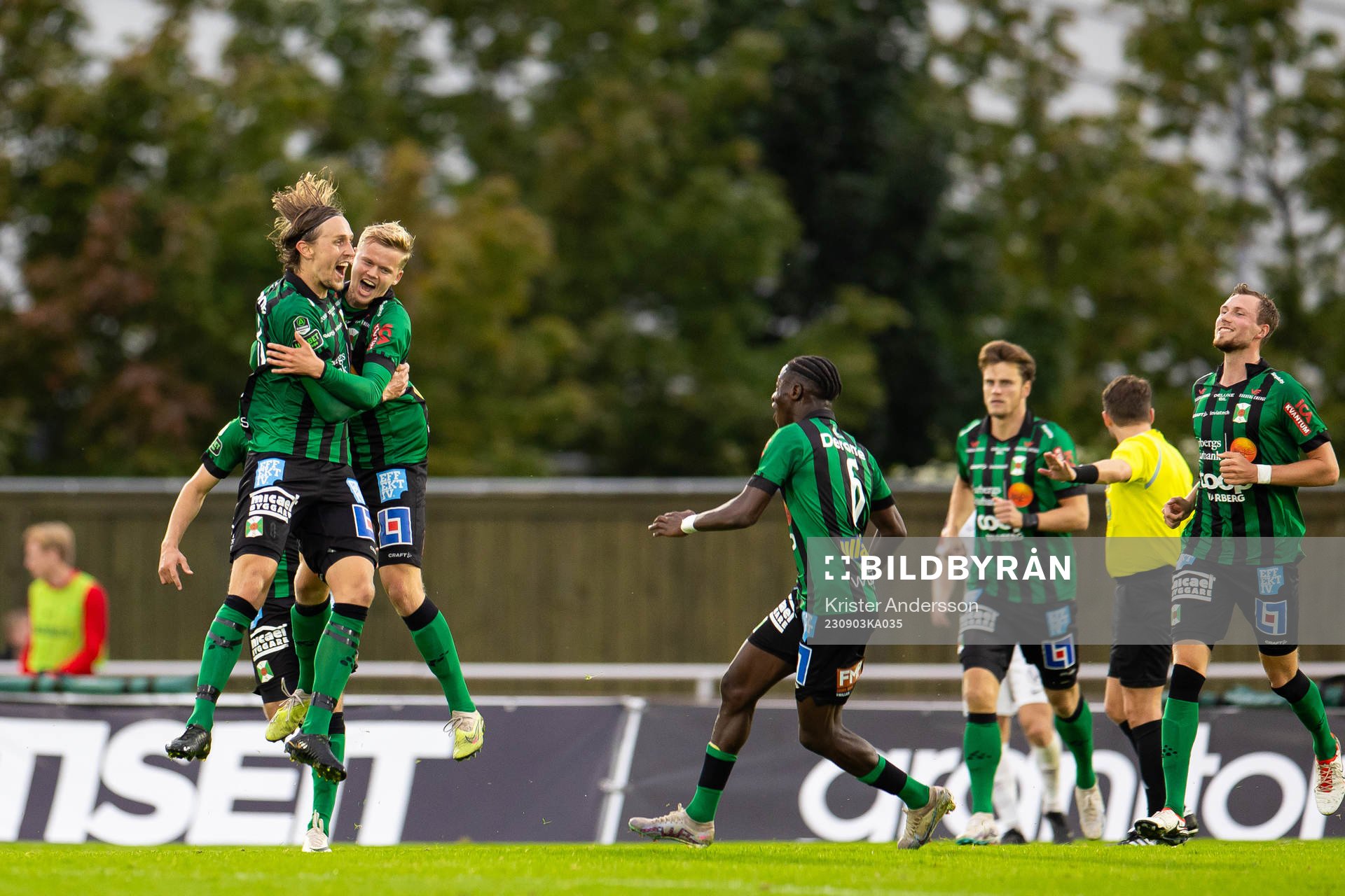Varbergs Joakim Lindner jublar
