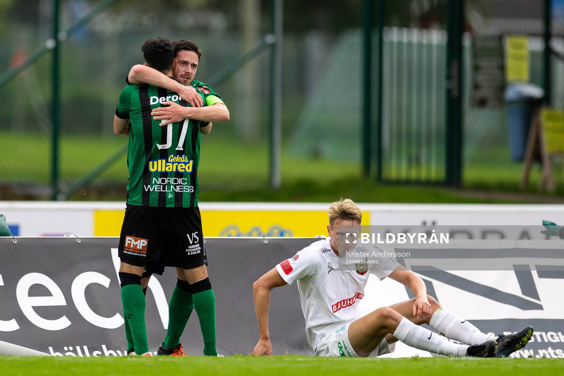 Varbergs Robin Tranberg jublar
