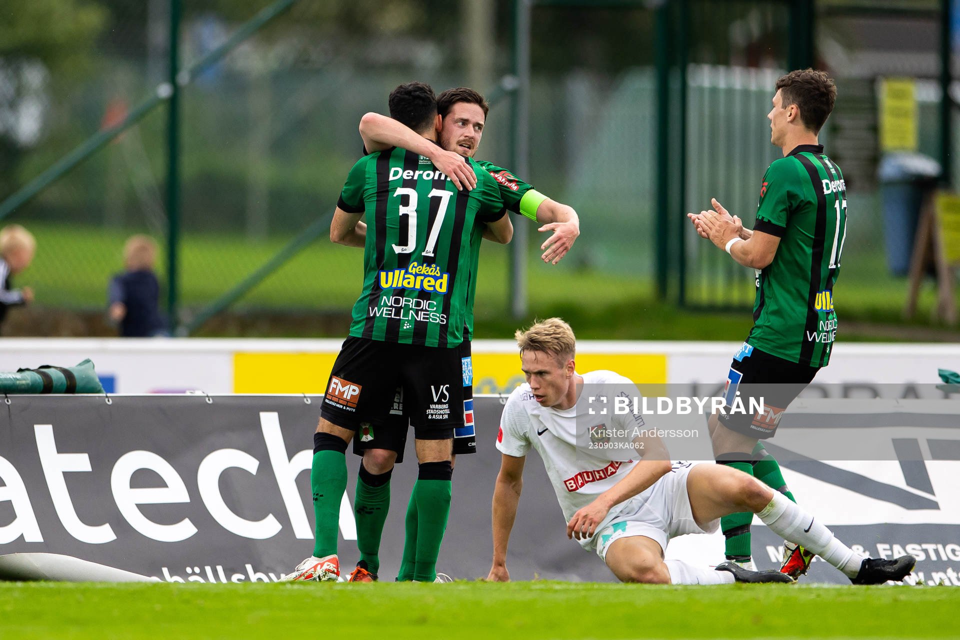 Varbergs Robin Tranberg jublar