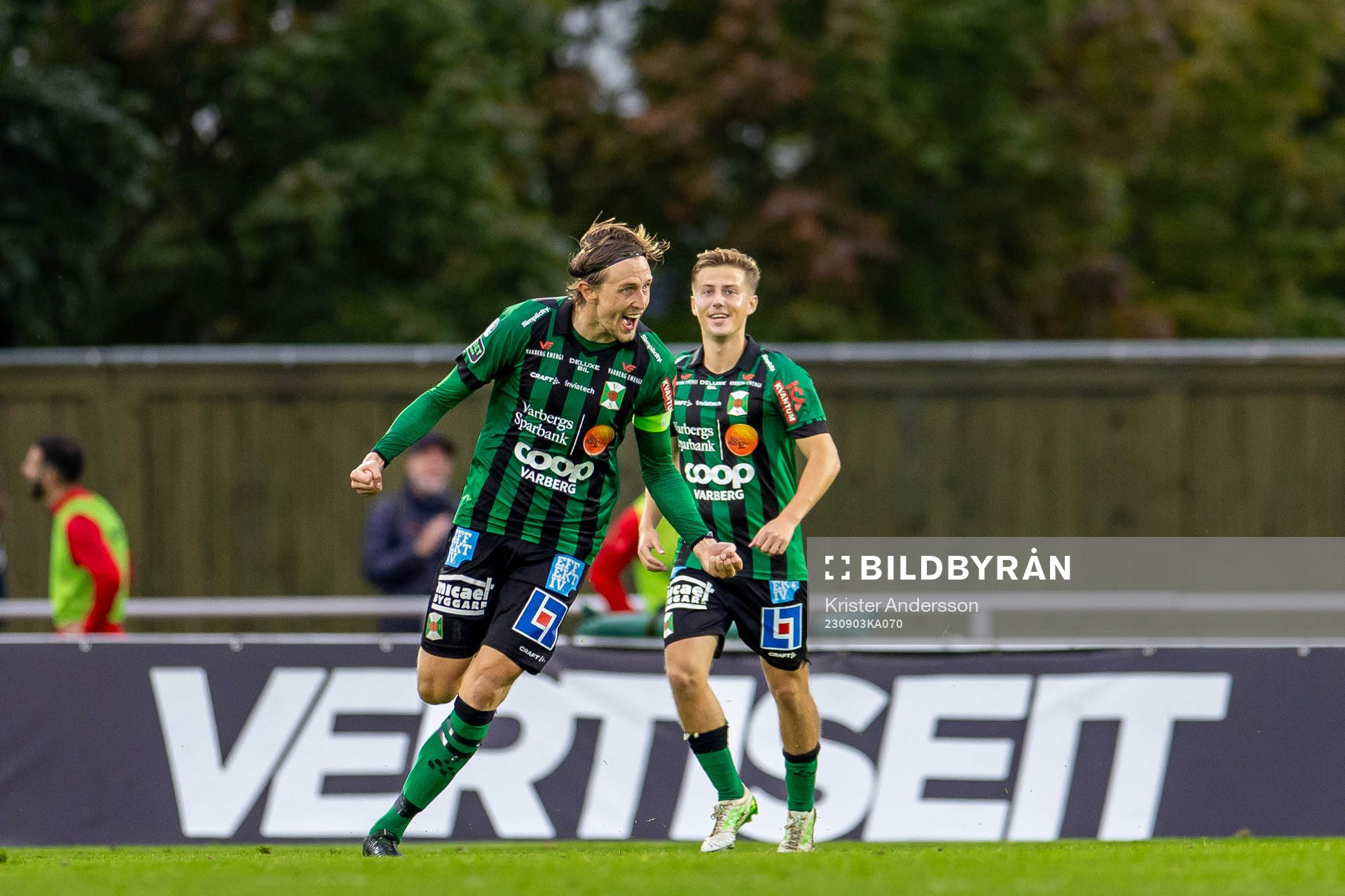 Varbergs Joakim Lindner jublar