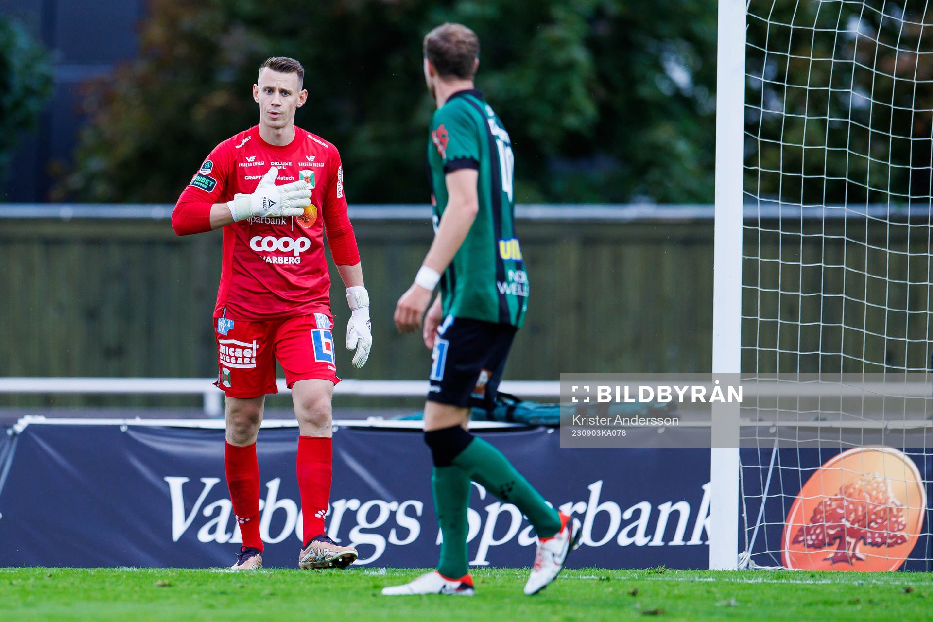 Varbergs målvakt David Olsson