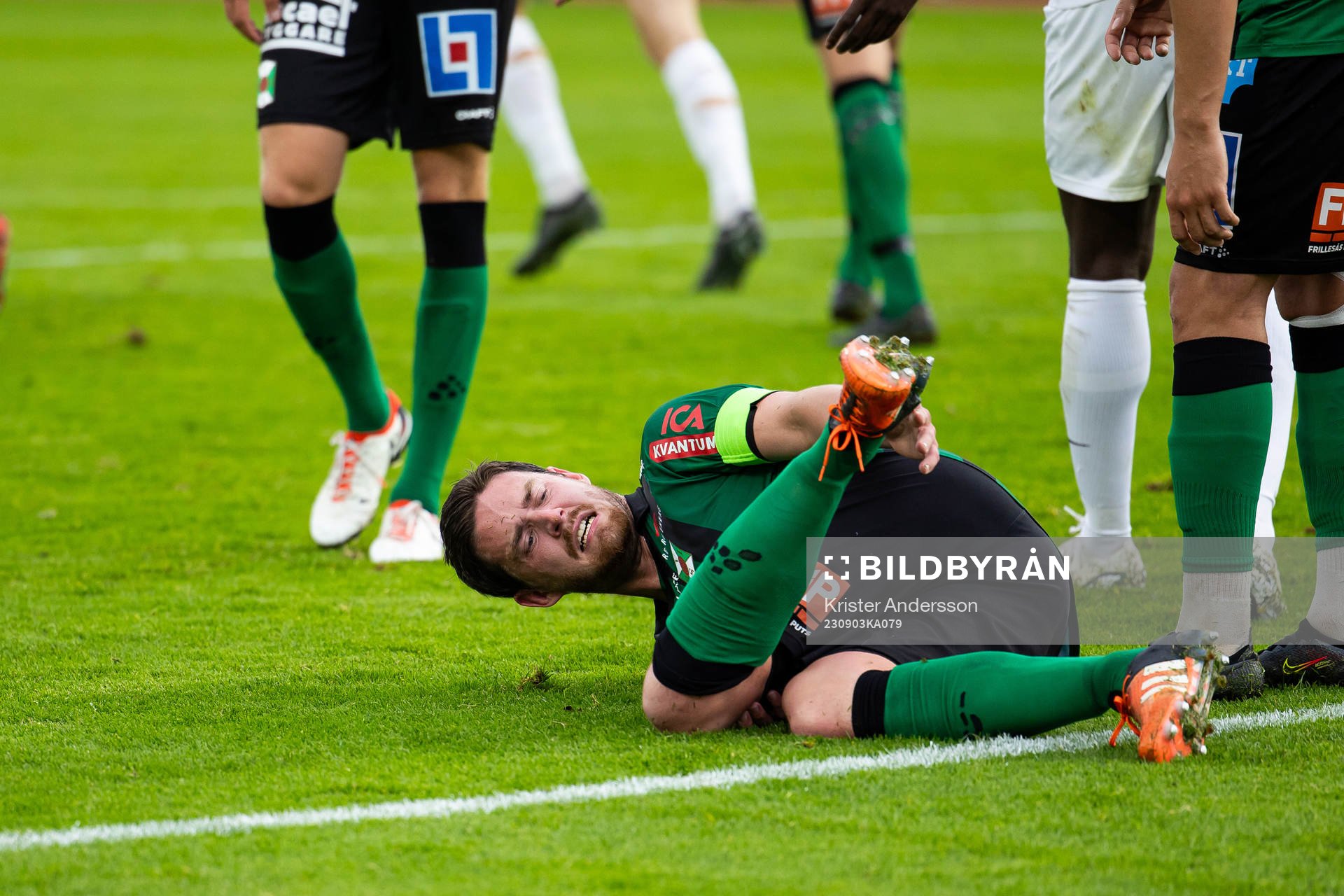 Varbergs Robin Tranberg har ont