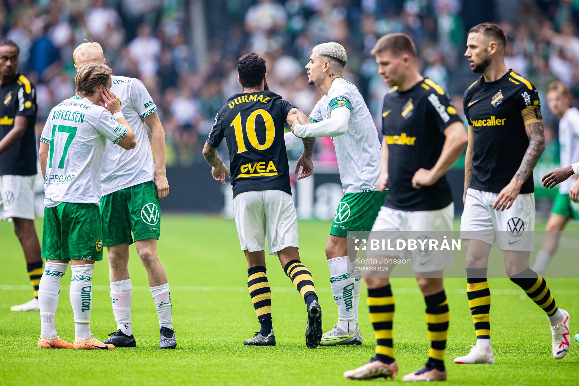 s Jimmy Durmaz och Hammarbys Edvin Kurtulus