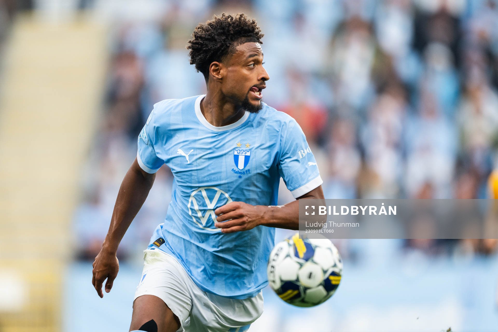 Malmö FFs Joseph Ceesay jublar