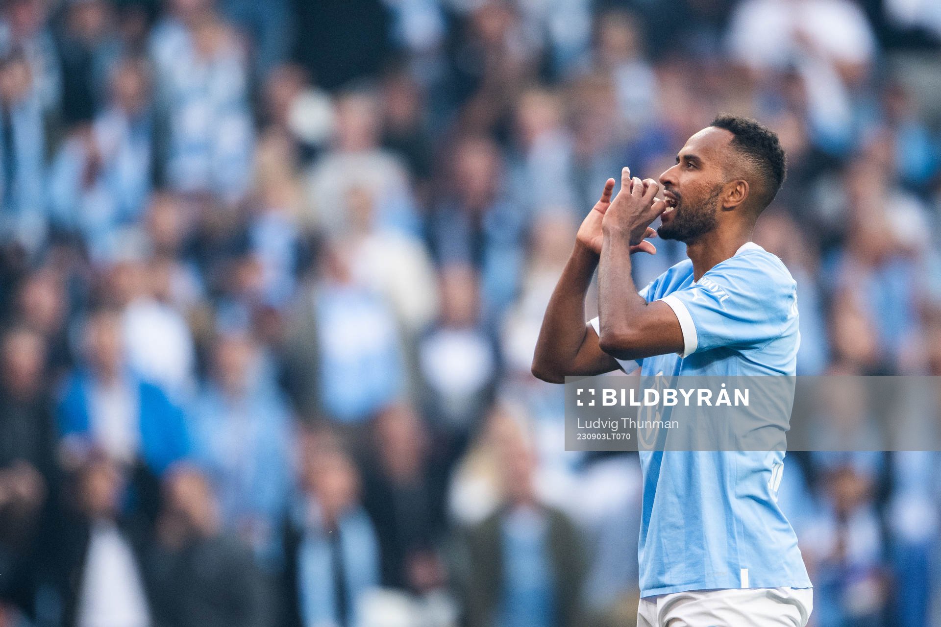 Malmö FFs Isaac Kiese Thelin jublar