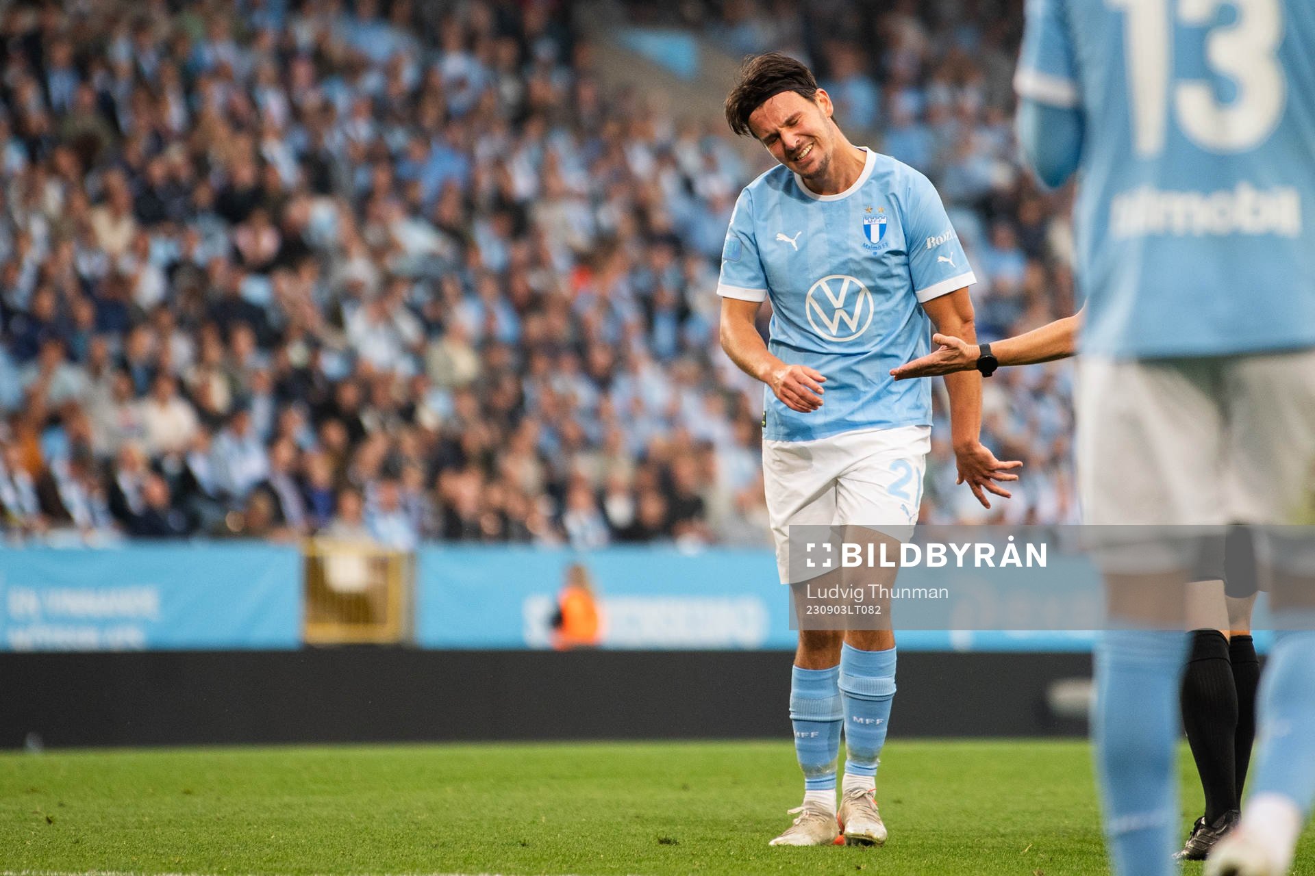 Malmö FFs Stefano Vecchia deppar