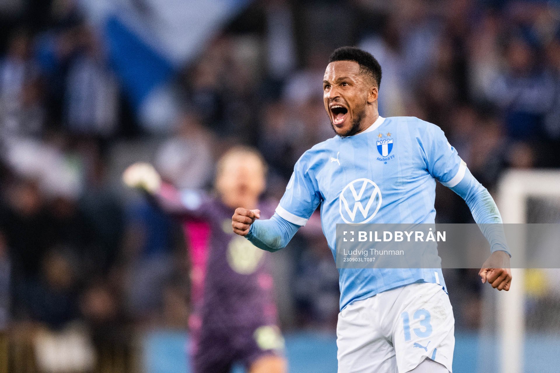 Malmö FFs Martin Olsson jublar